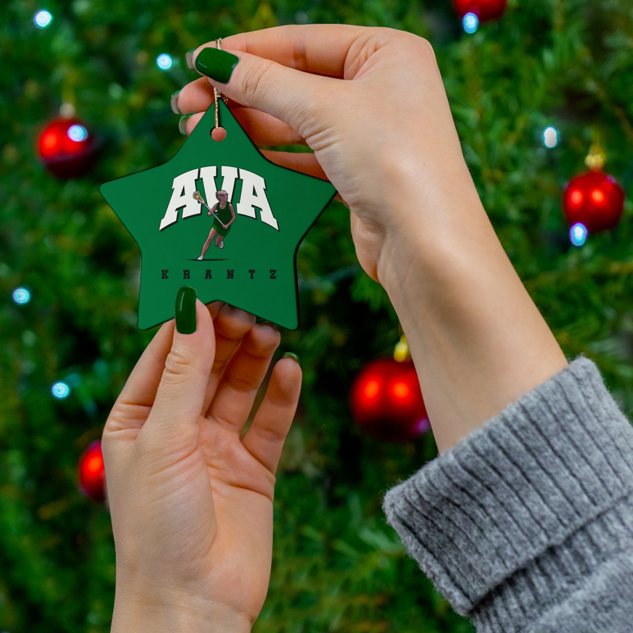 Ava Krantz Ceramic Ornament