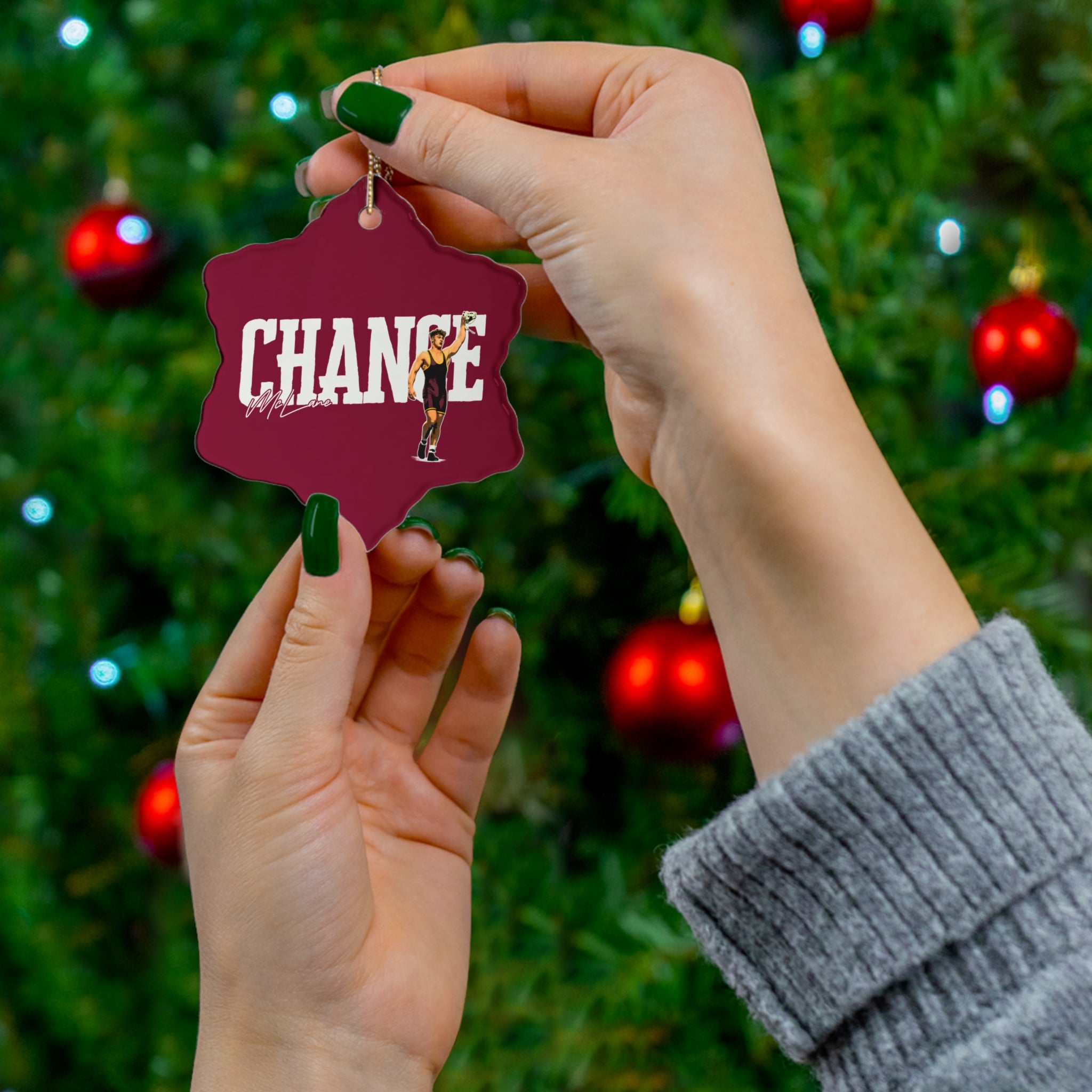 Chance McLane Ceramic Ornament