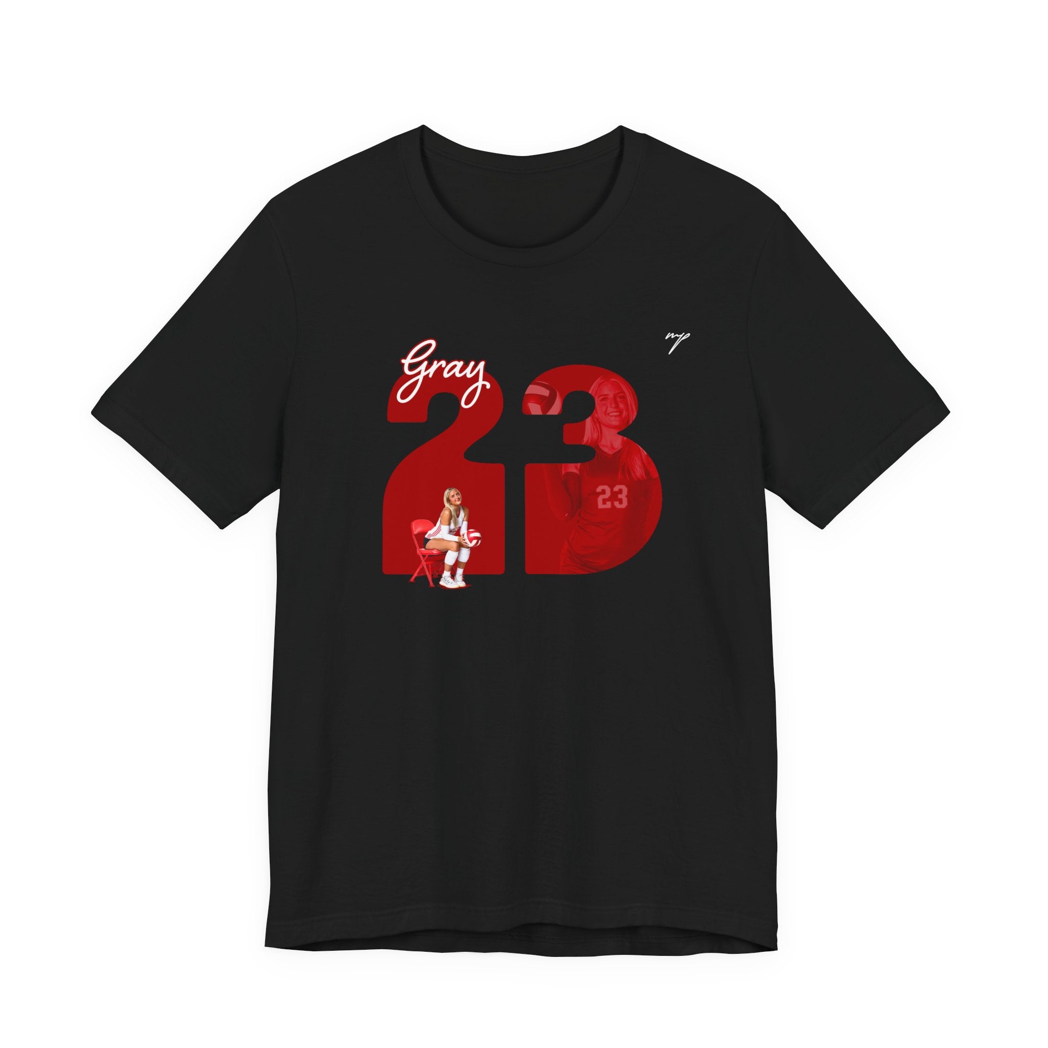 Victoria Gray Graphic Tee