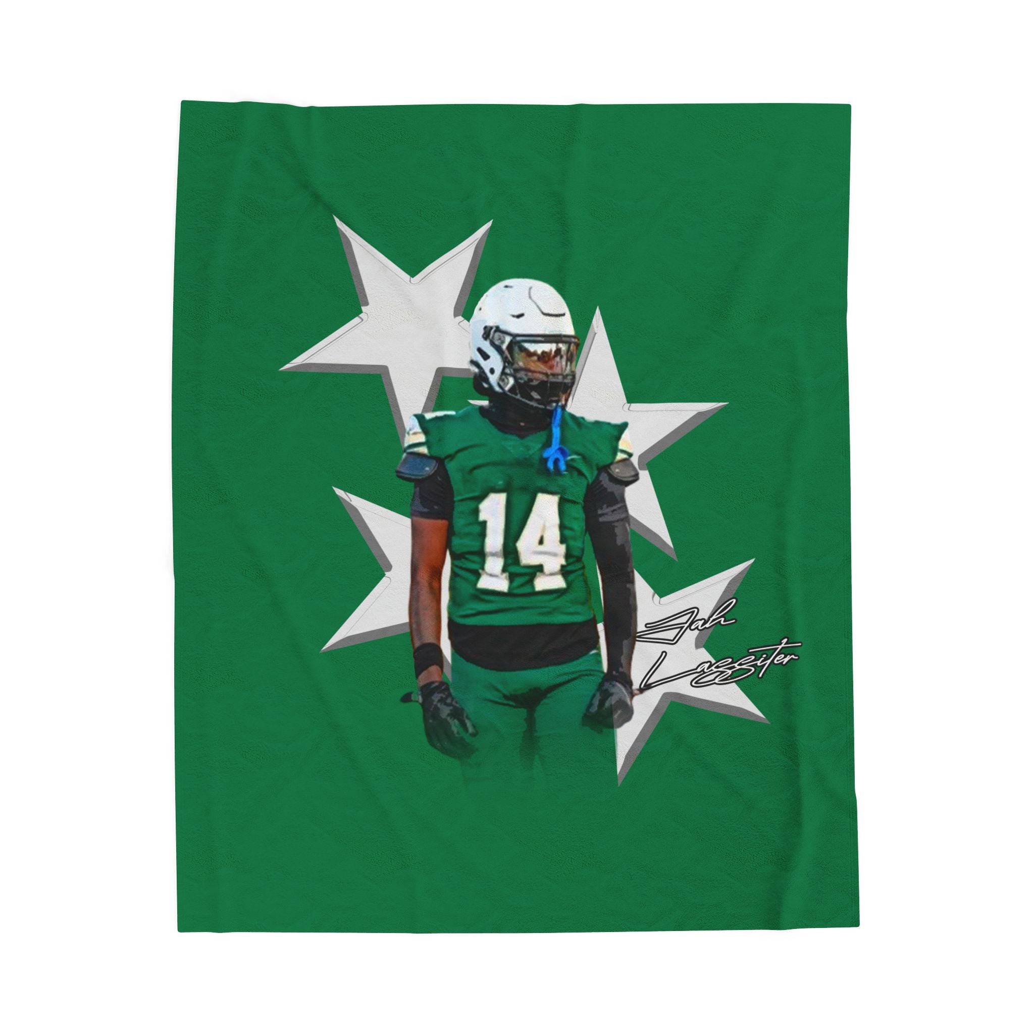 Jah Lassiter Velveteen Plush Blanket