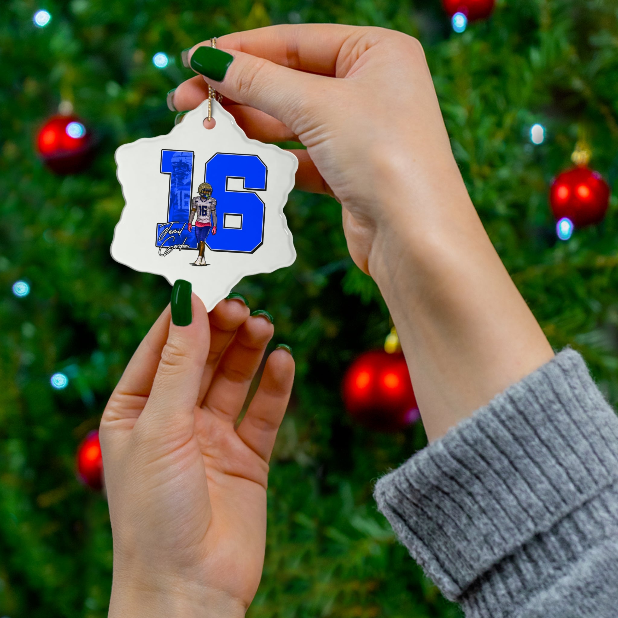 Jamil Gordon Ceramic Ornament