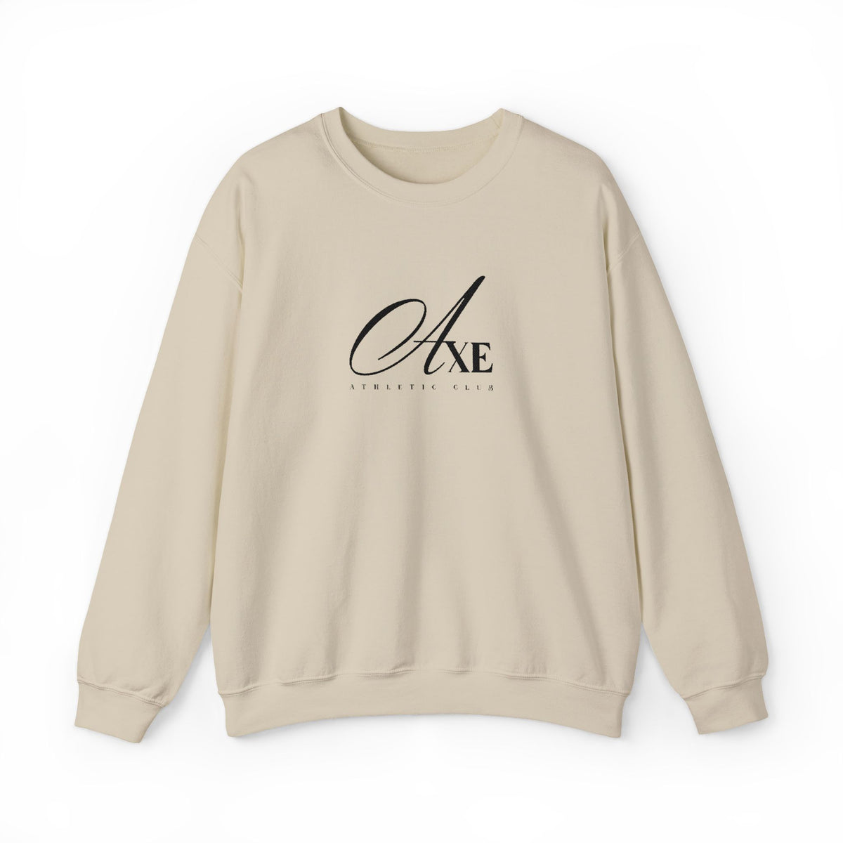 Axe Athletic Club Crewneck V2- White/Sand
