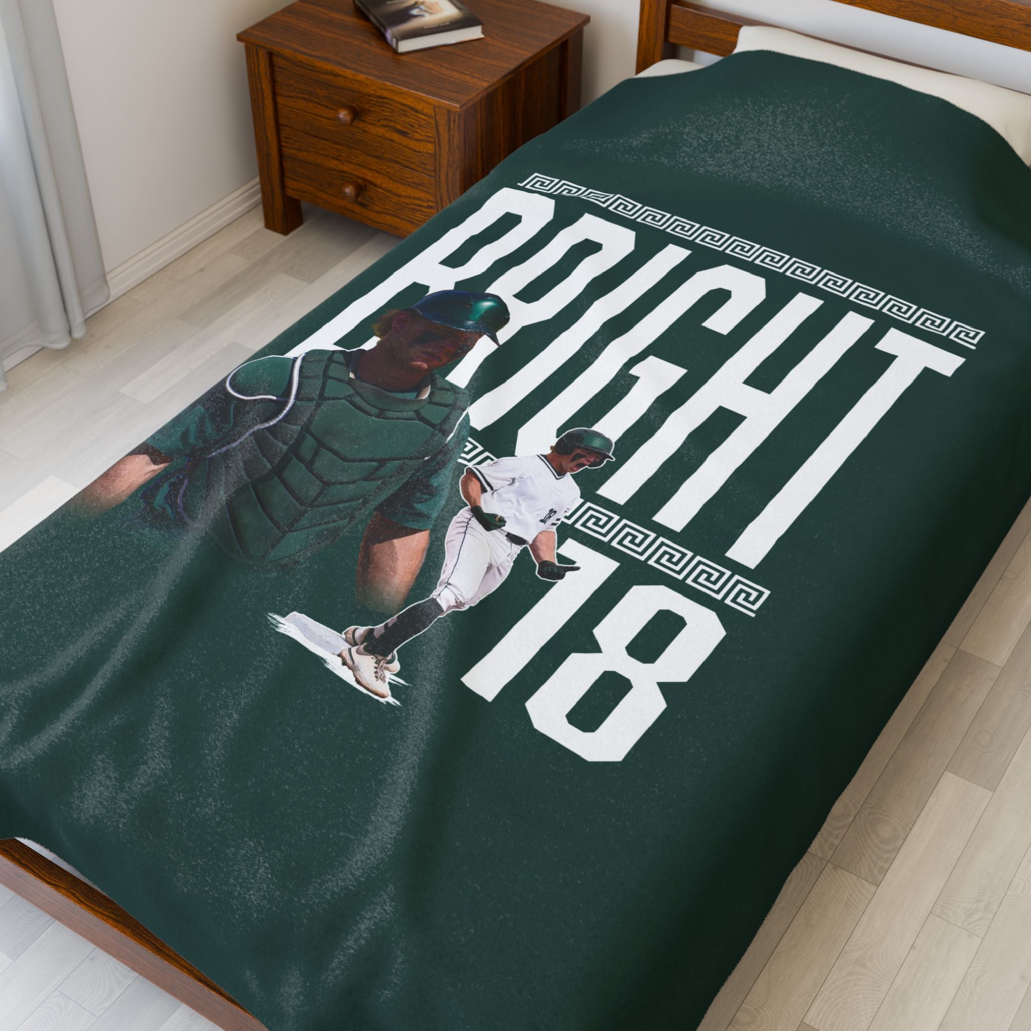 Noah Bright Velveteen Plush Blanket