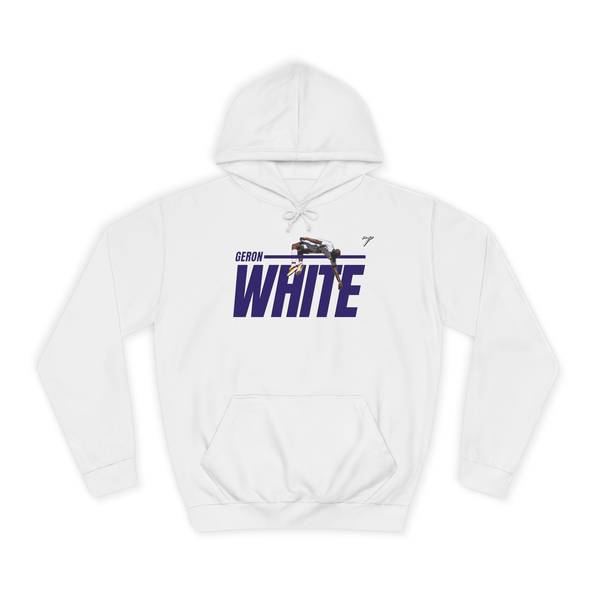 Geron White Hoodie