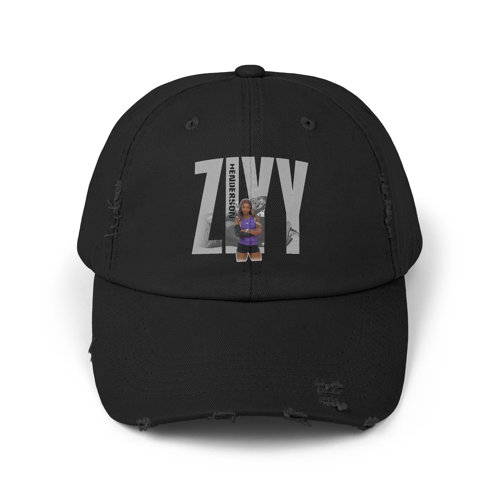Ziykila Henderson Distressed Dad Cap