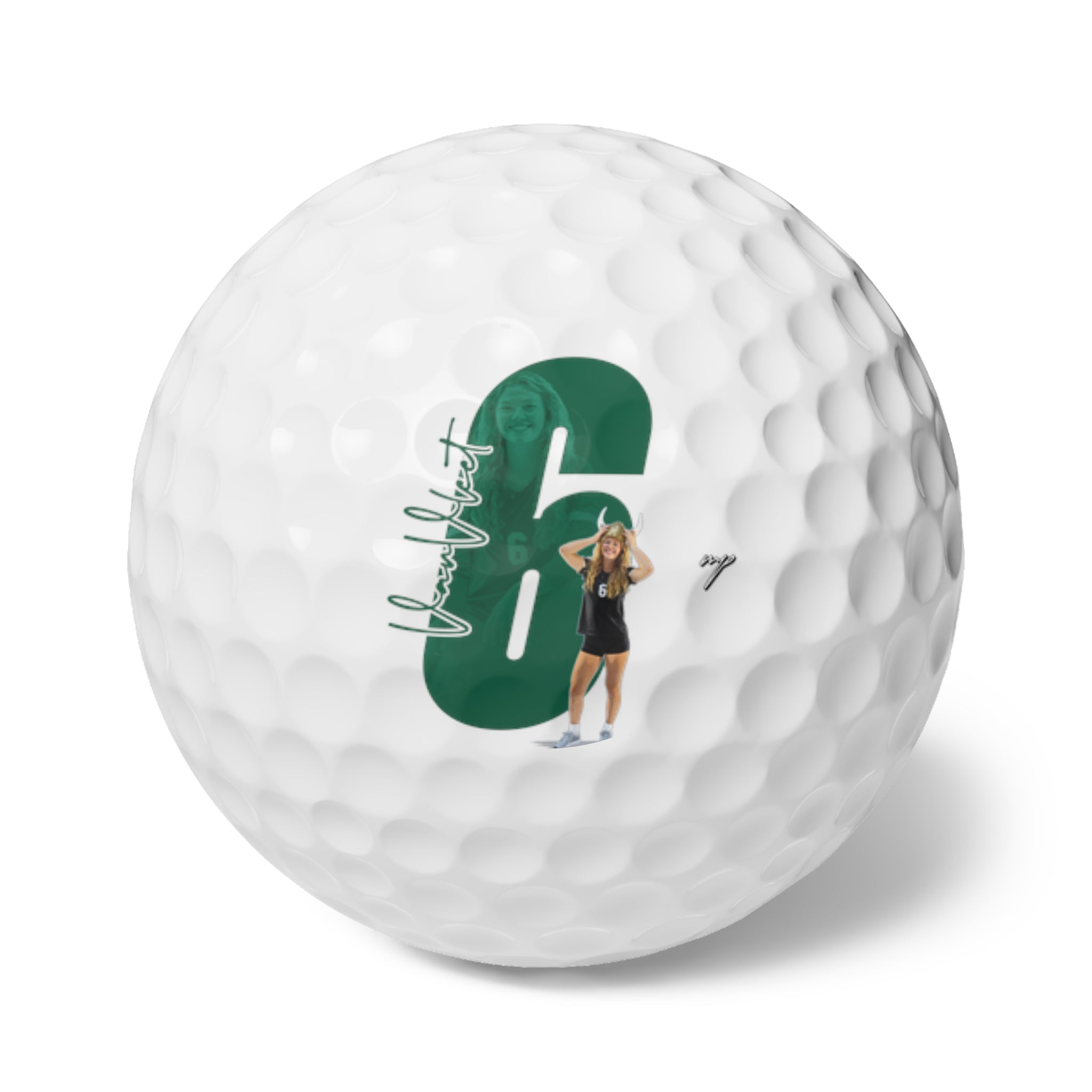 Bryn VanVleet Golf Balls, 6pc