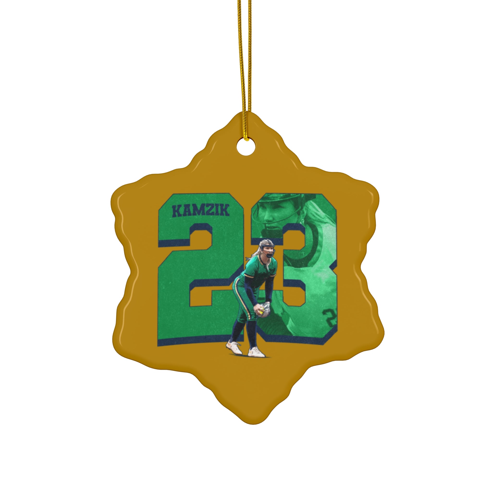 Kamryn Kamzik Ceramic Ornament