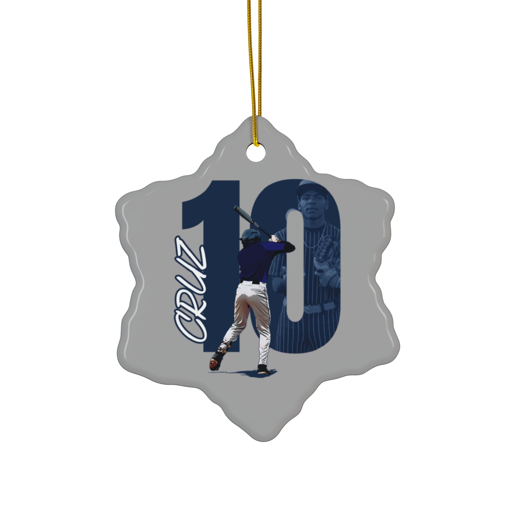 Kevin Cruz Ceramic Ornament
