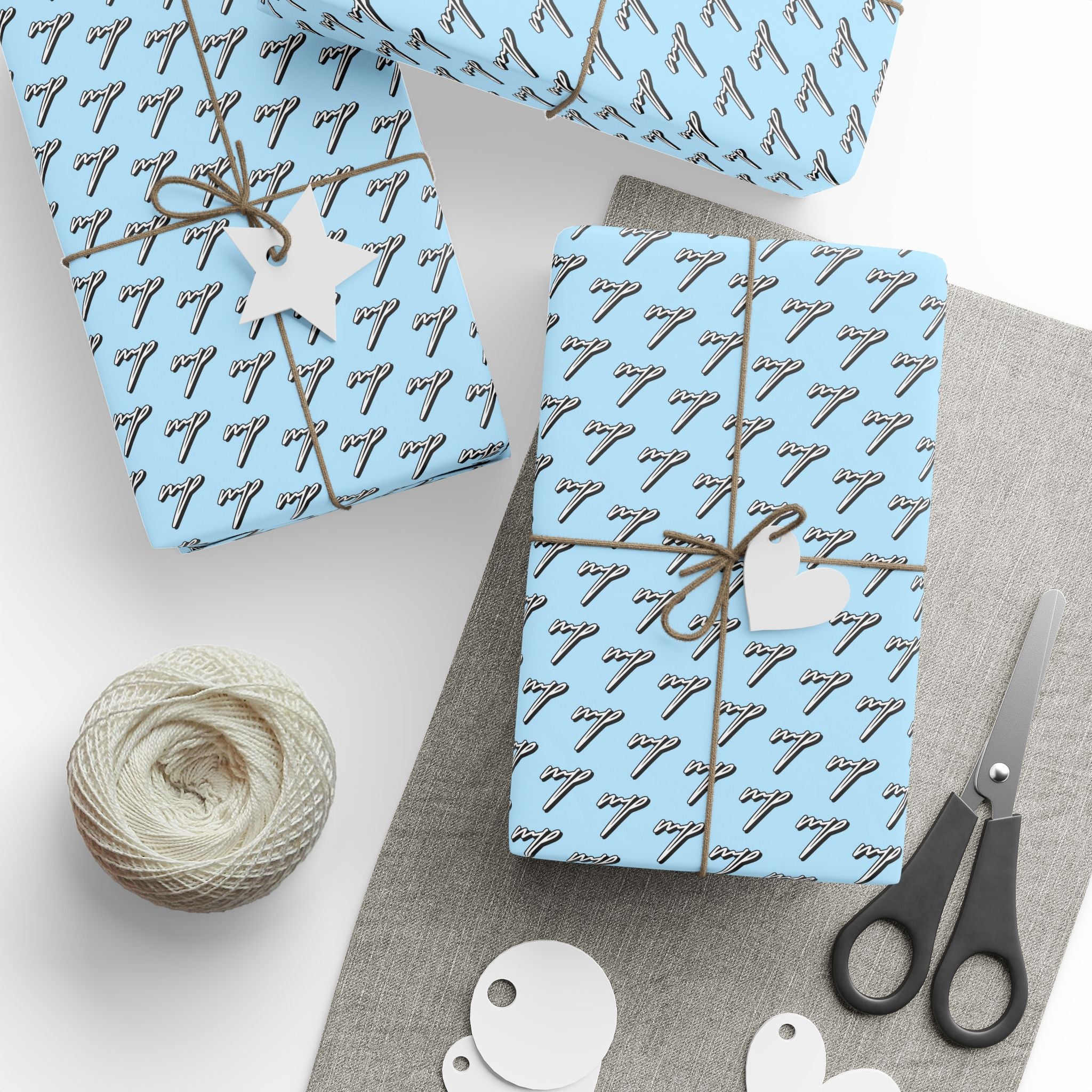 MyPlayer Branded Wrapping Paper (Light Blue)