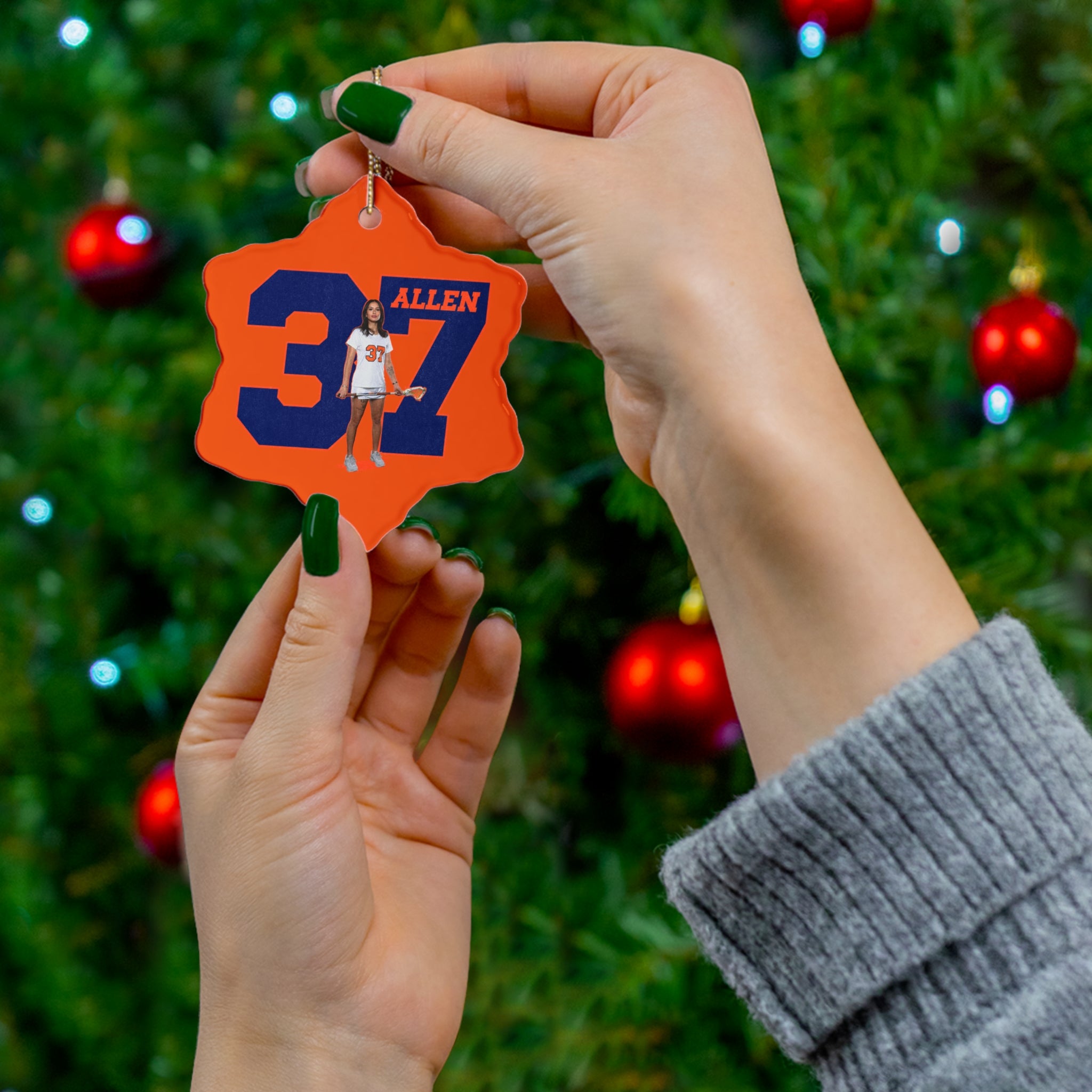 Mary Allen Ceramic Ornament