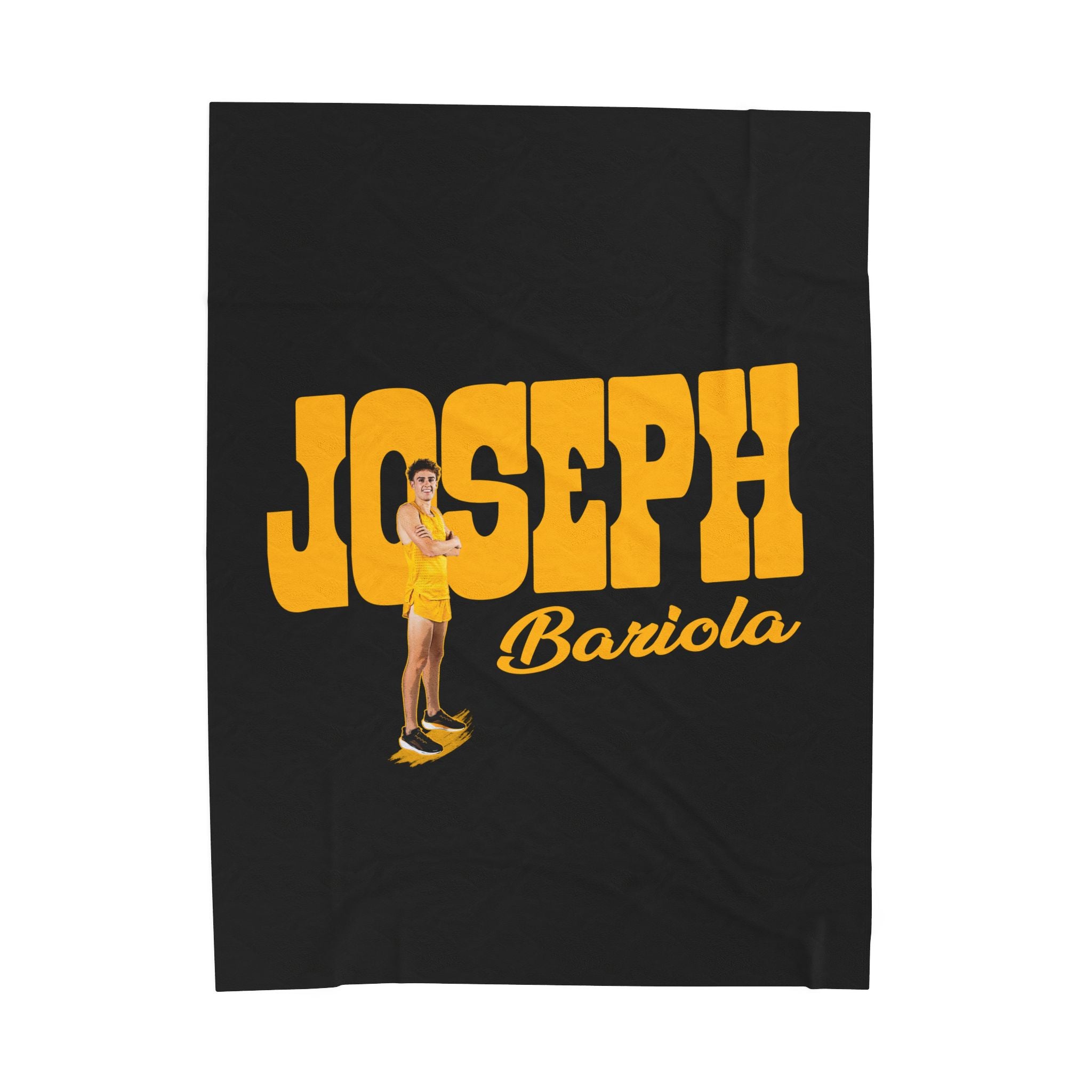 Joseph Bariola Velveteen Plush Blanket