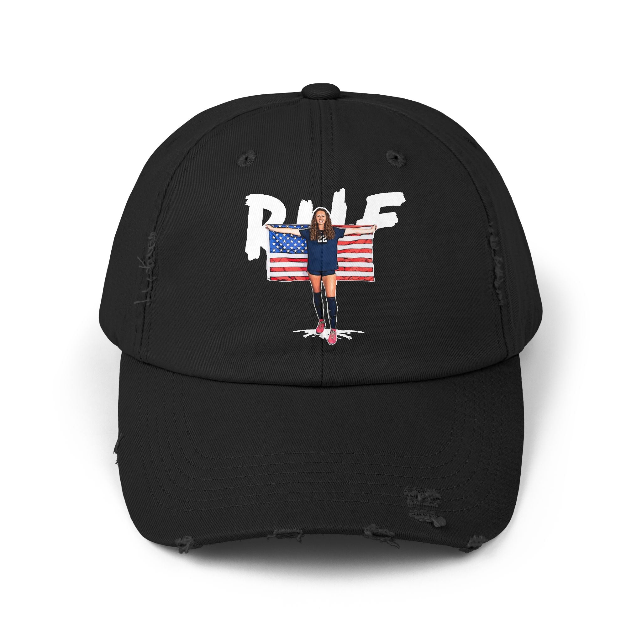 Kirsten Ruf Distressed Dad Cap