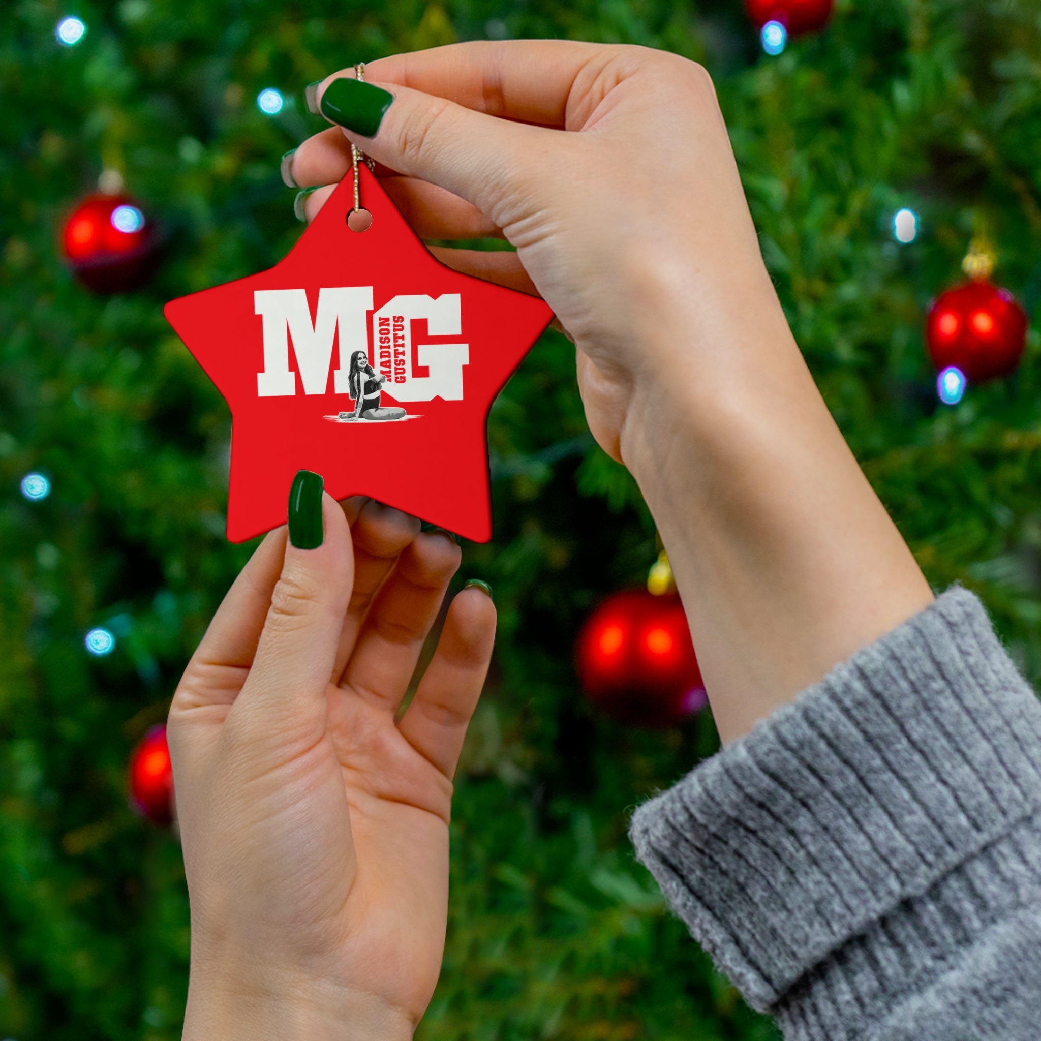 Madison Gustitus Ceramic Ornament