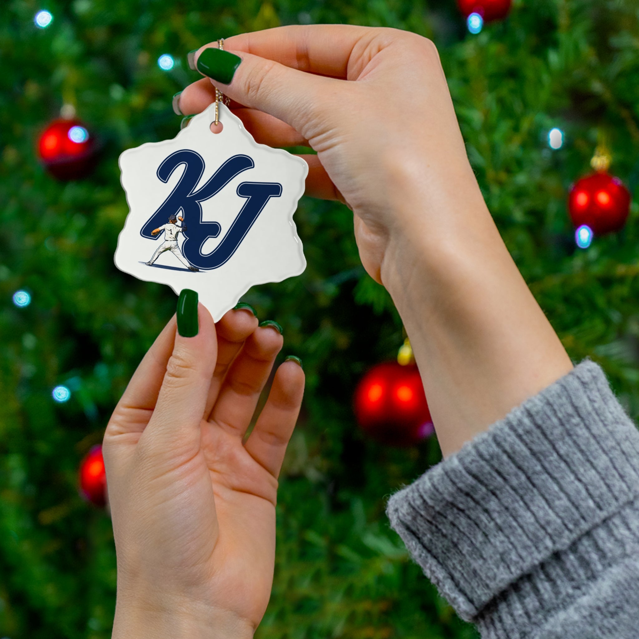Kaleb Jockel Ceramic Ornament