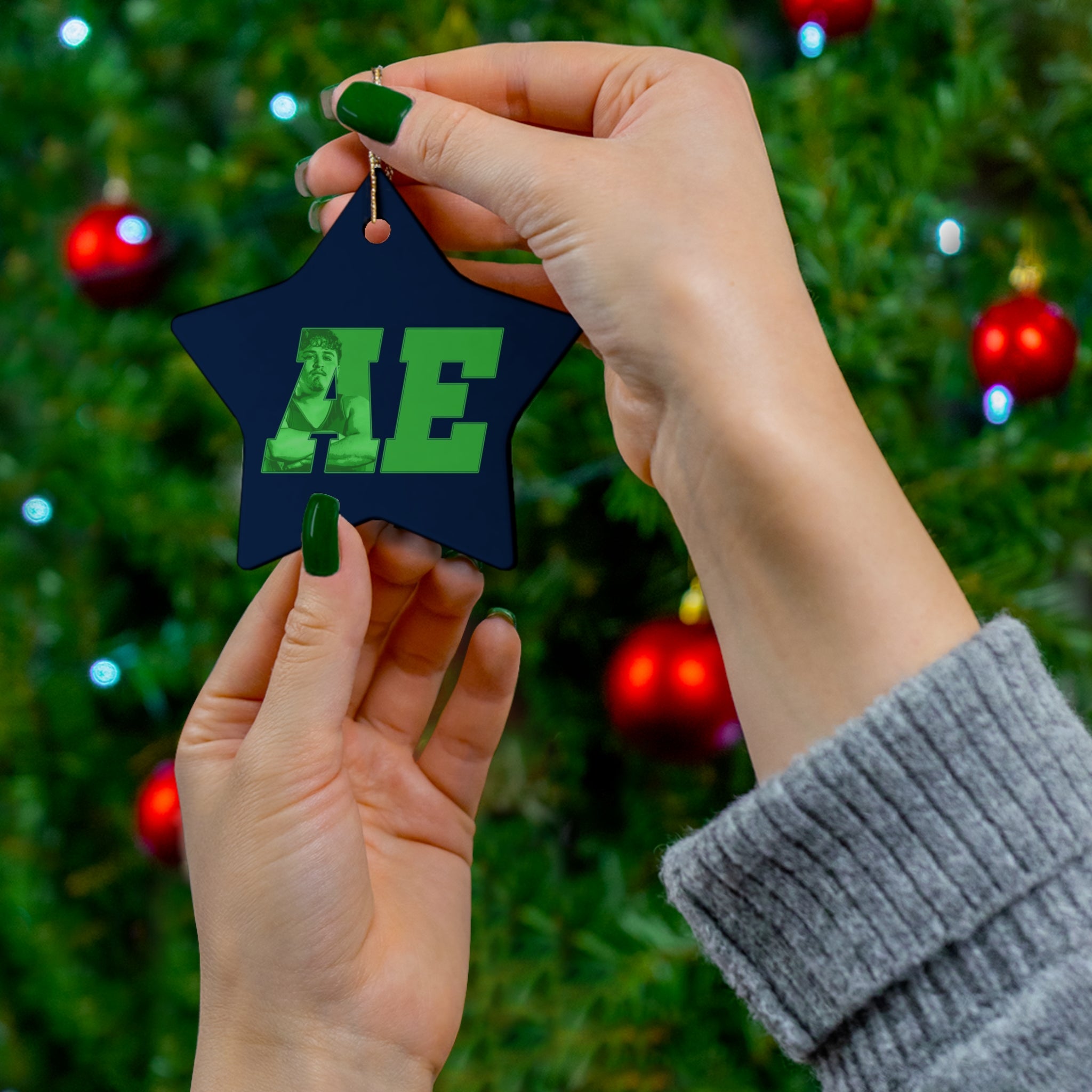 Anthony Estrada Ceramic Ornament