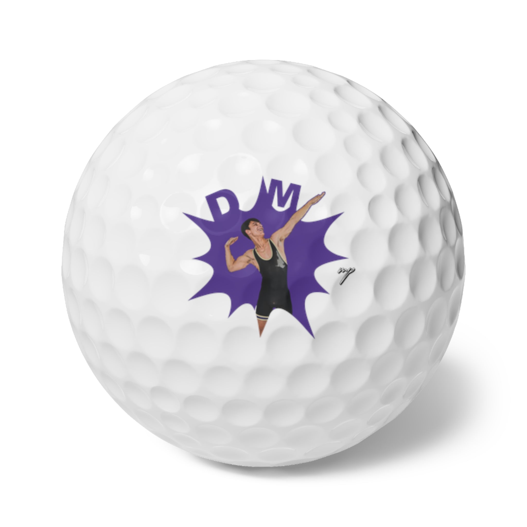 Drew Matthews Golf Balls, 6pc