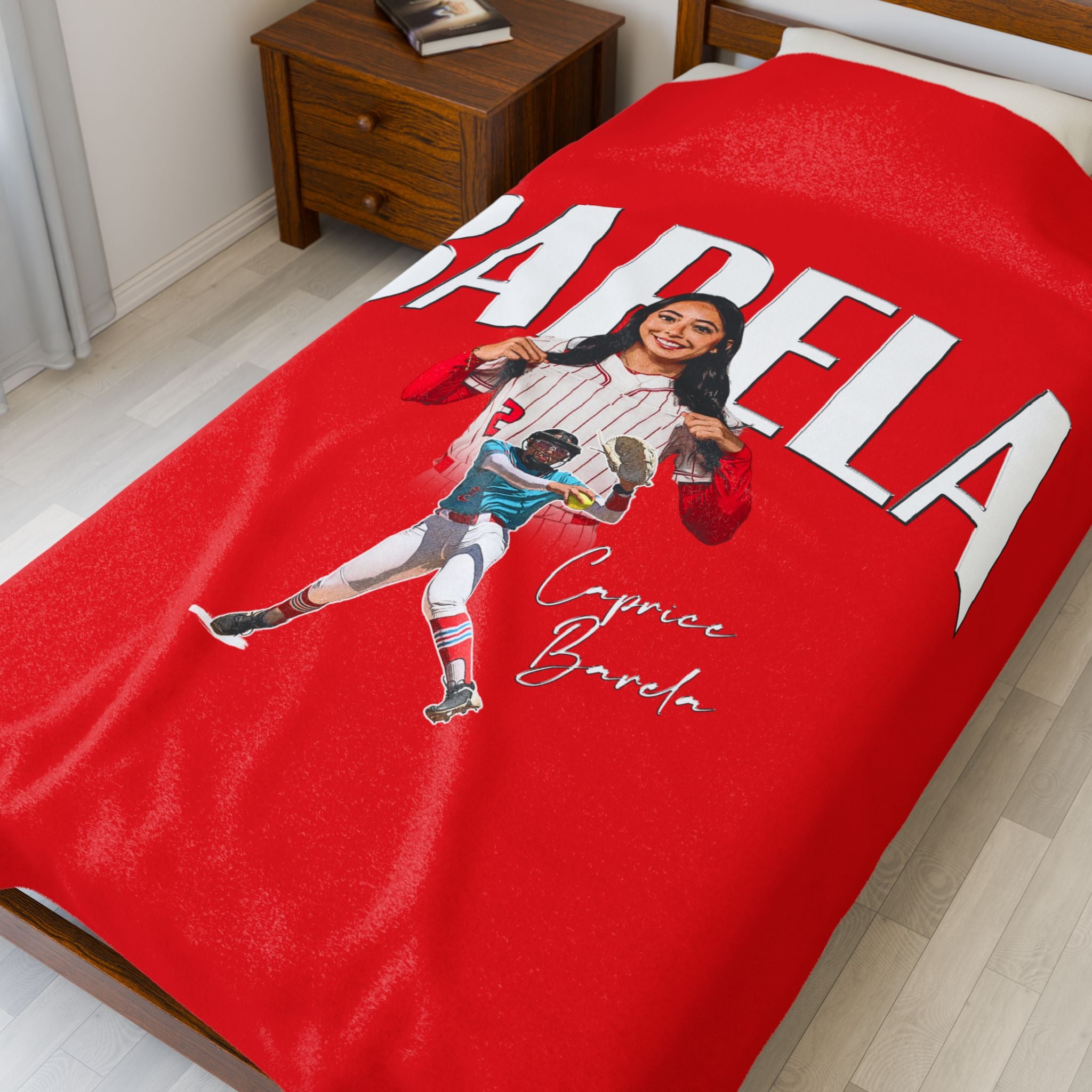 Caprice Barela Velveteen Plush Blanket