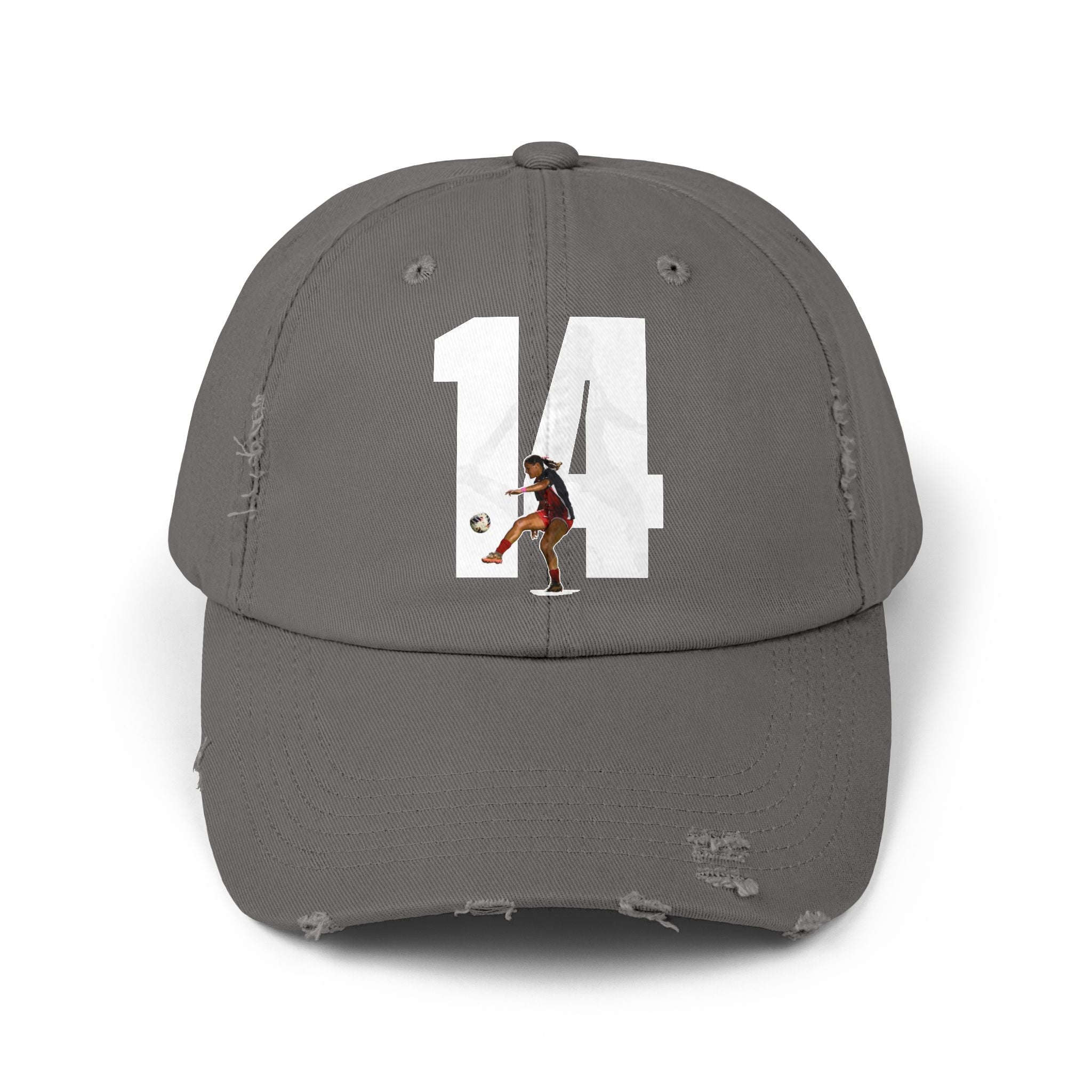 Alyvia Walls Distressed Dad Cap