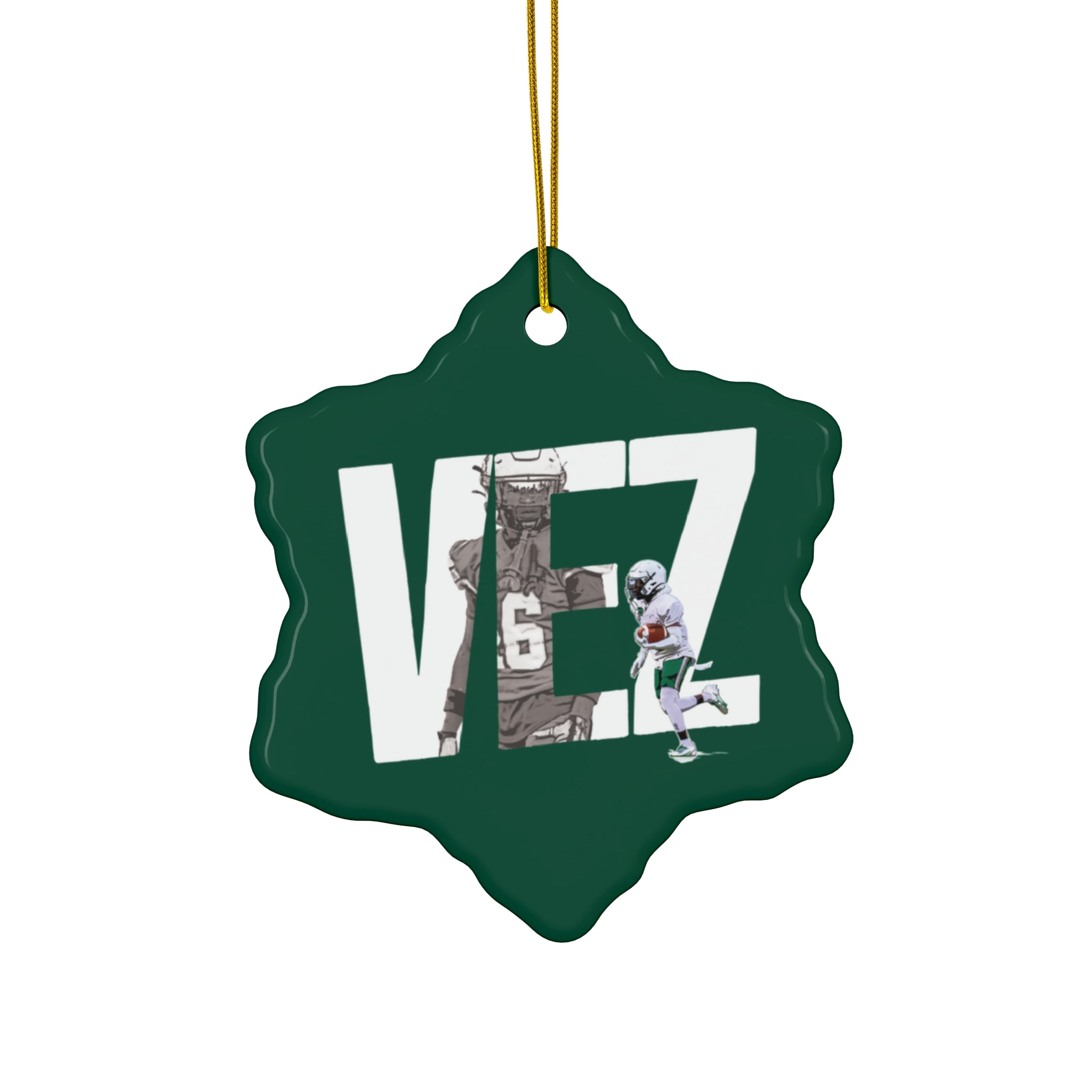 Charvez Brooks Jr Ceramic Ornament