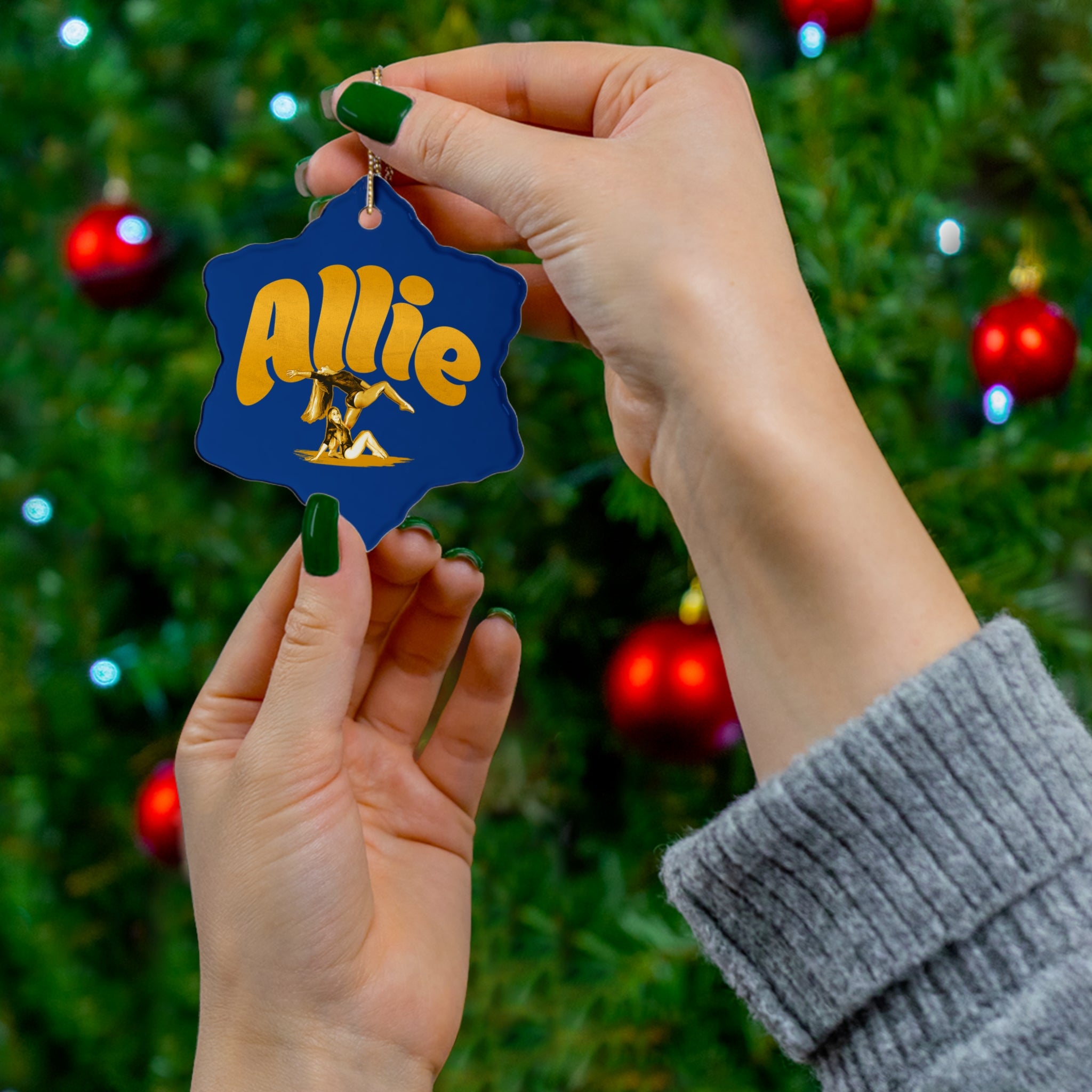 Allie Call Ceramic Ornament
