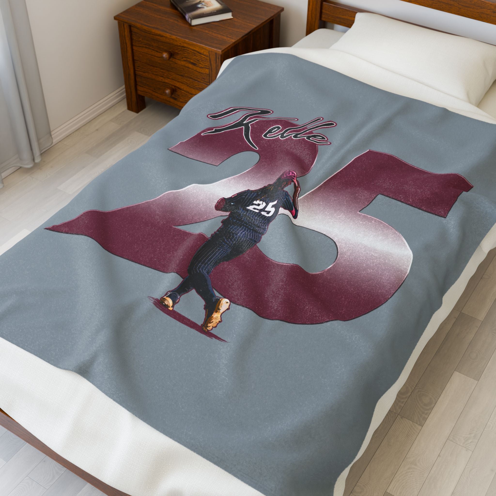 Mikelle Mason Velveteen Plush Blanket