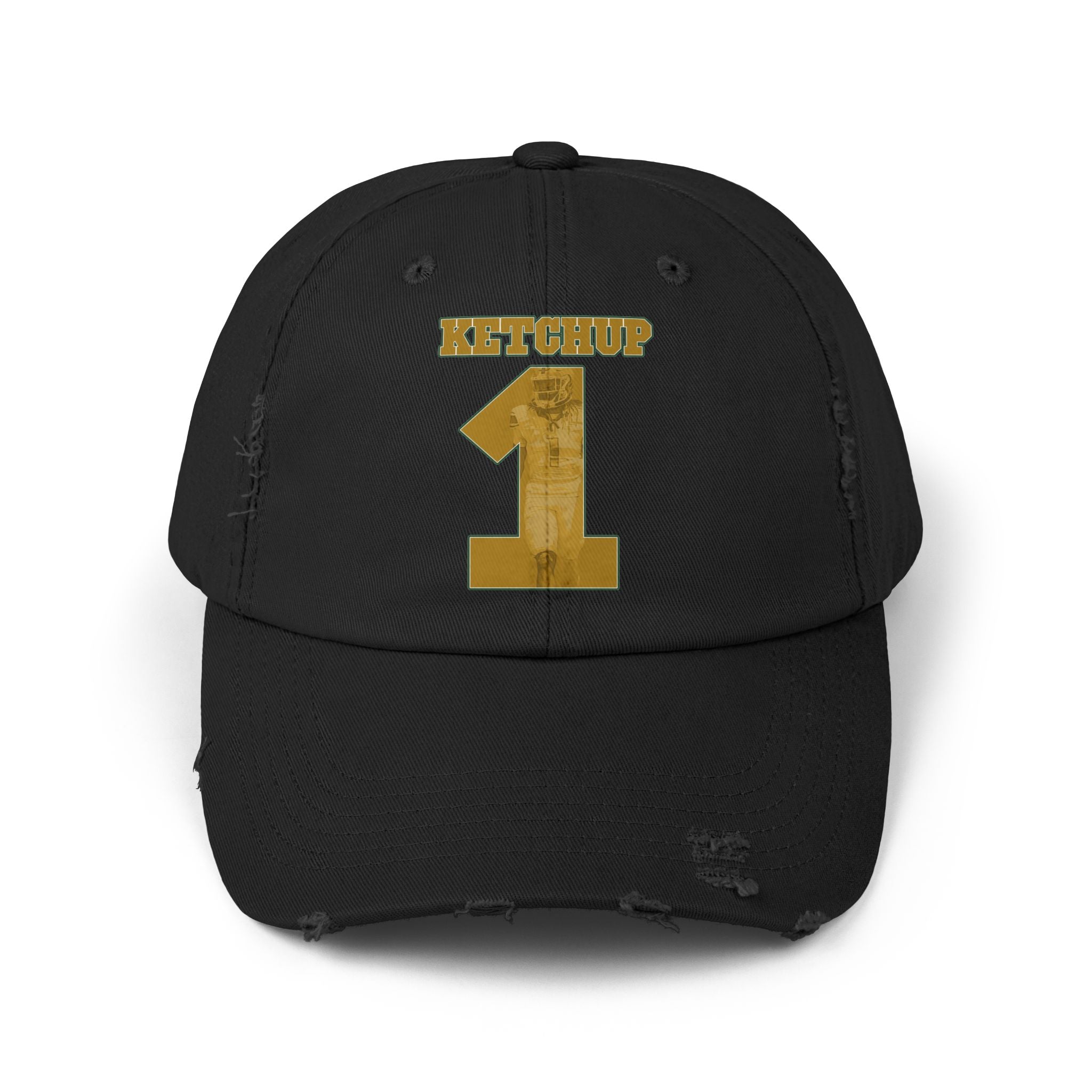 Izaiah Ketchup Distressed Dad Cap