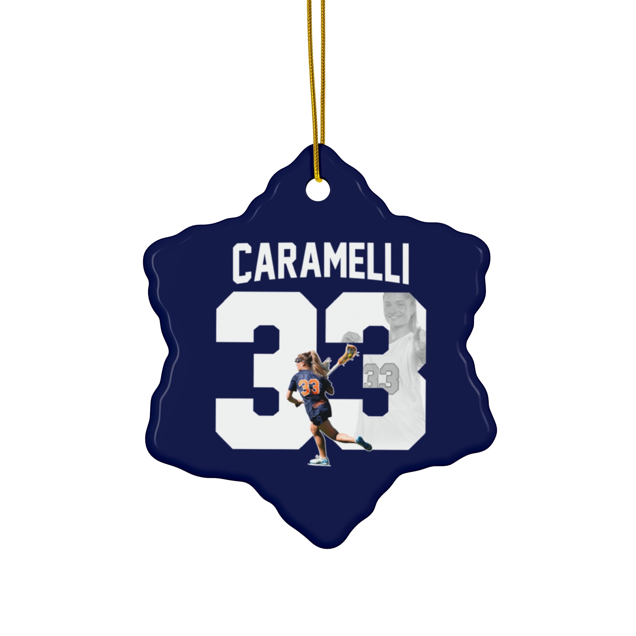 Joely Caramelli Ceramic Ornament
