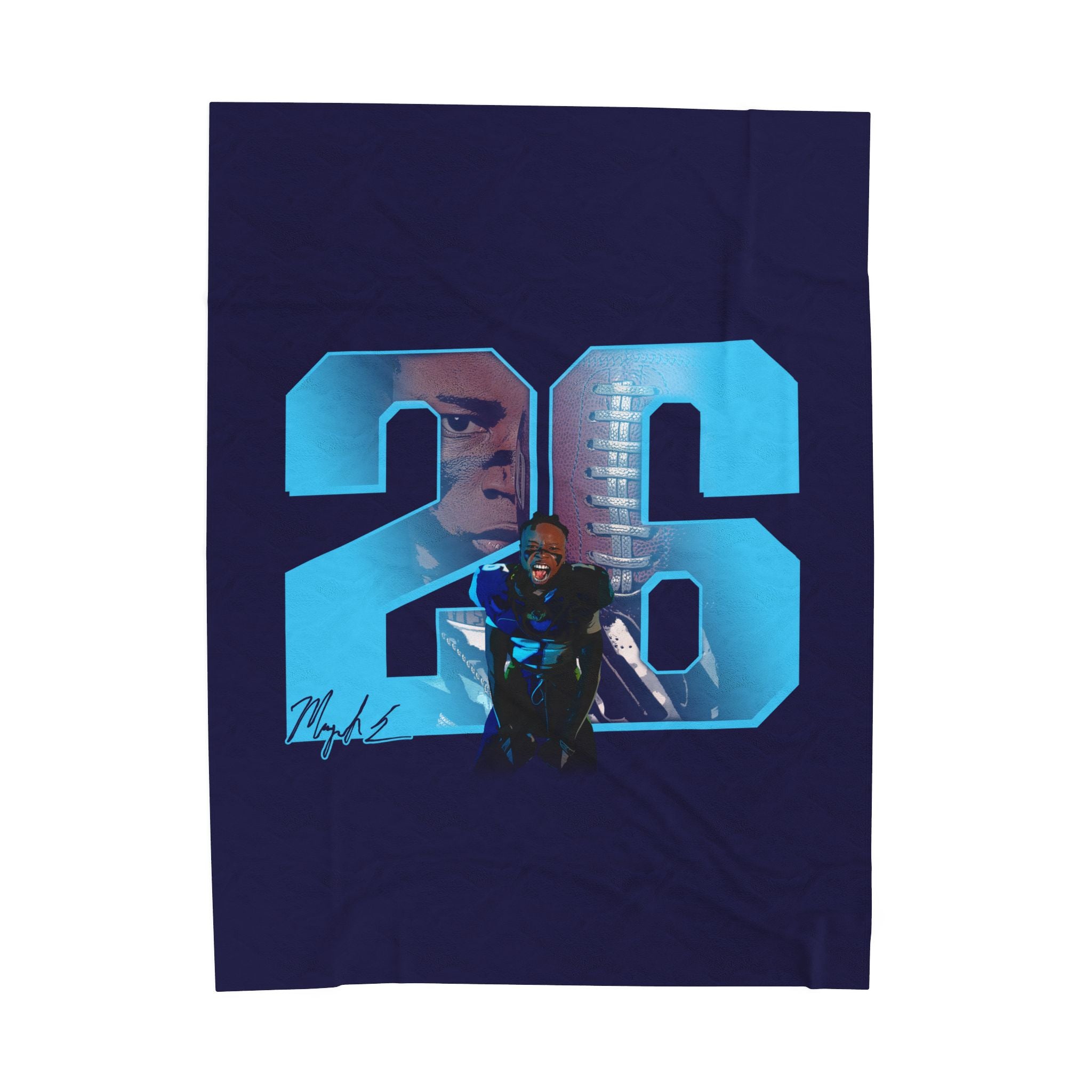 Ari Sephus Velveteen Plush Blanket