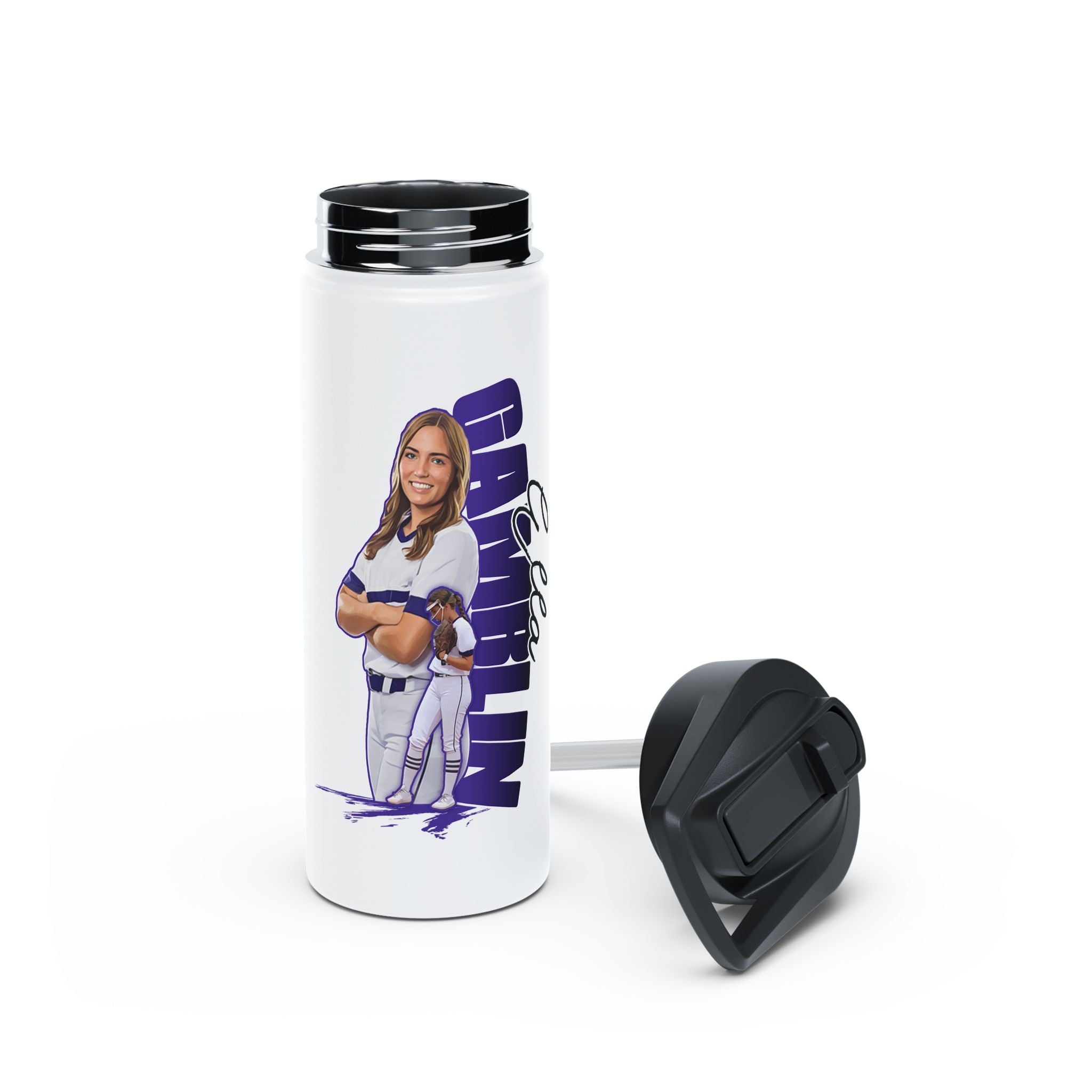 Ella Gamblin Stainless Steel Water Bottle
