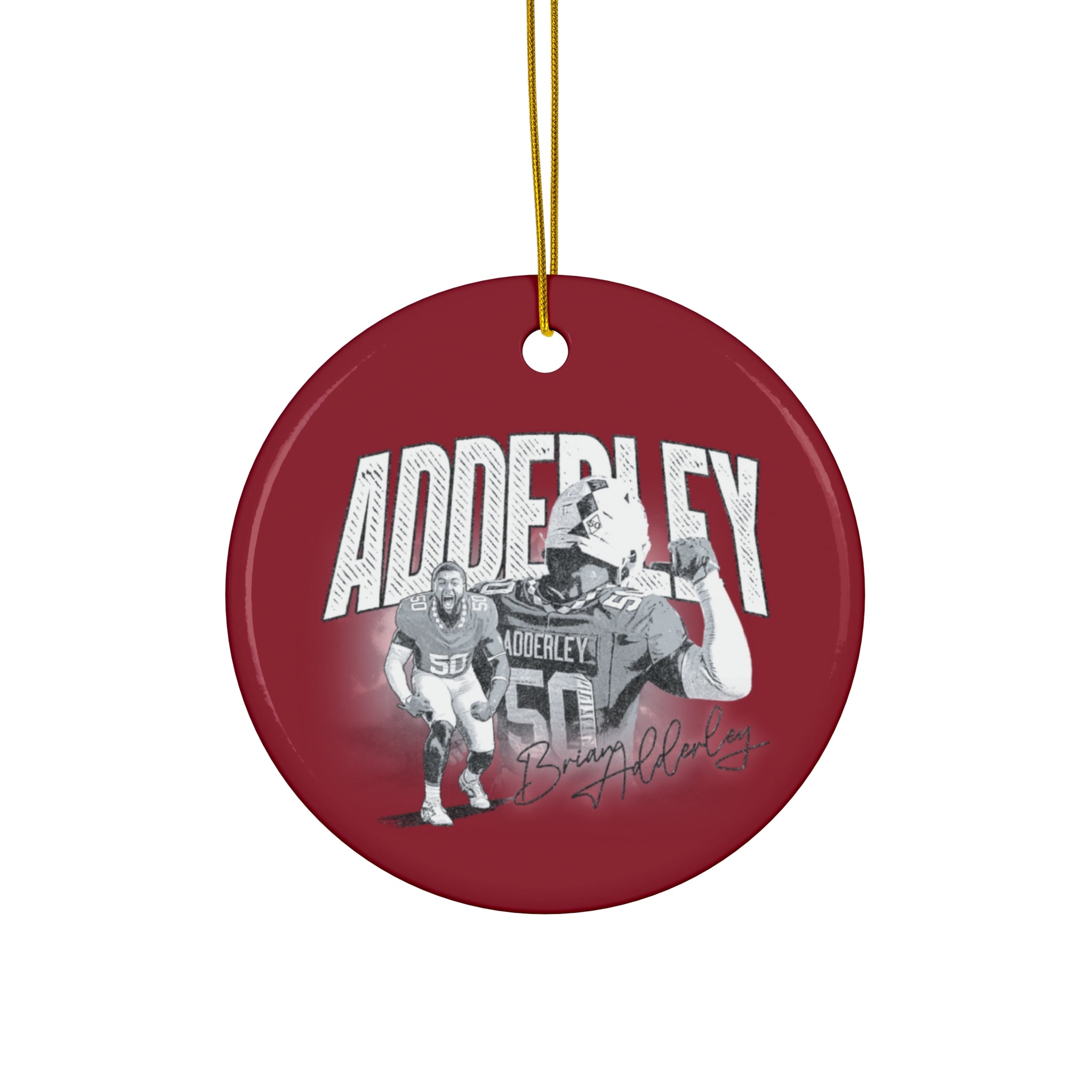 Brian Adderley Ceramic Ornament