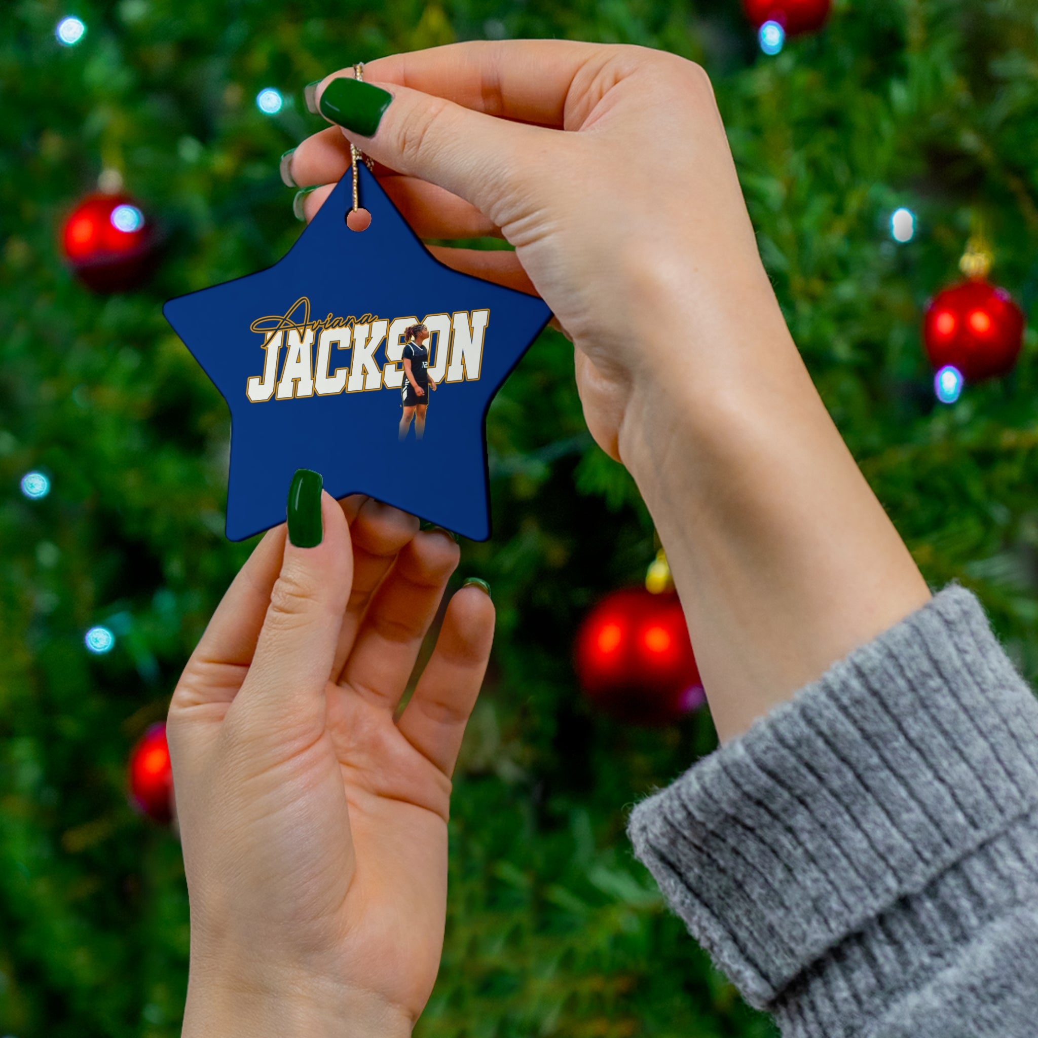 Aviana Jackson Ceramic Ornament