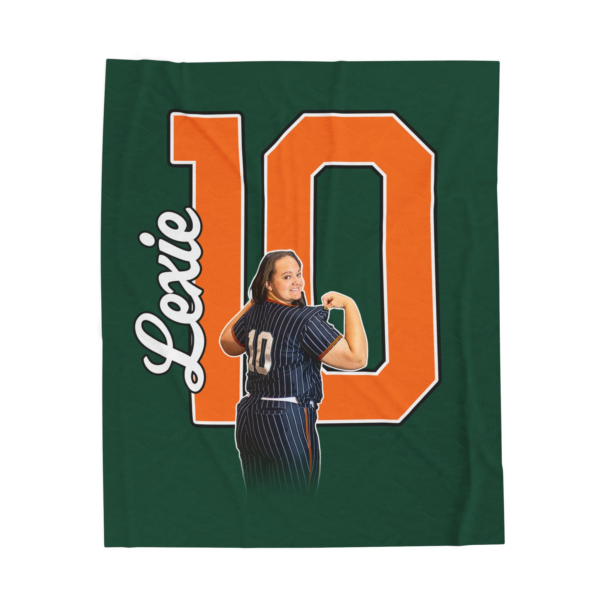 Lexington Jenkins Velveteen Plush Blanket
