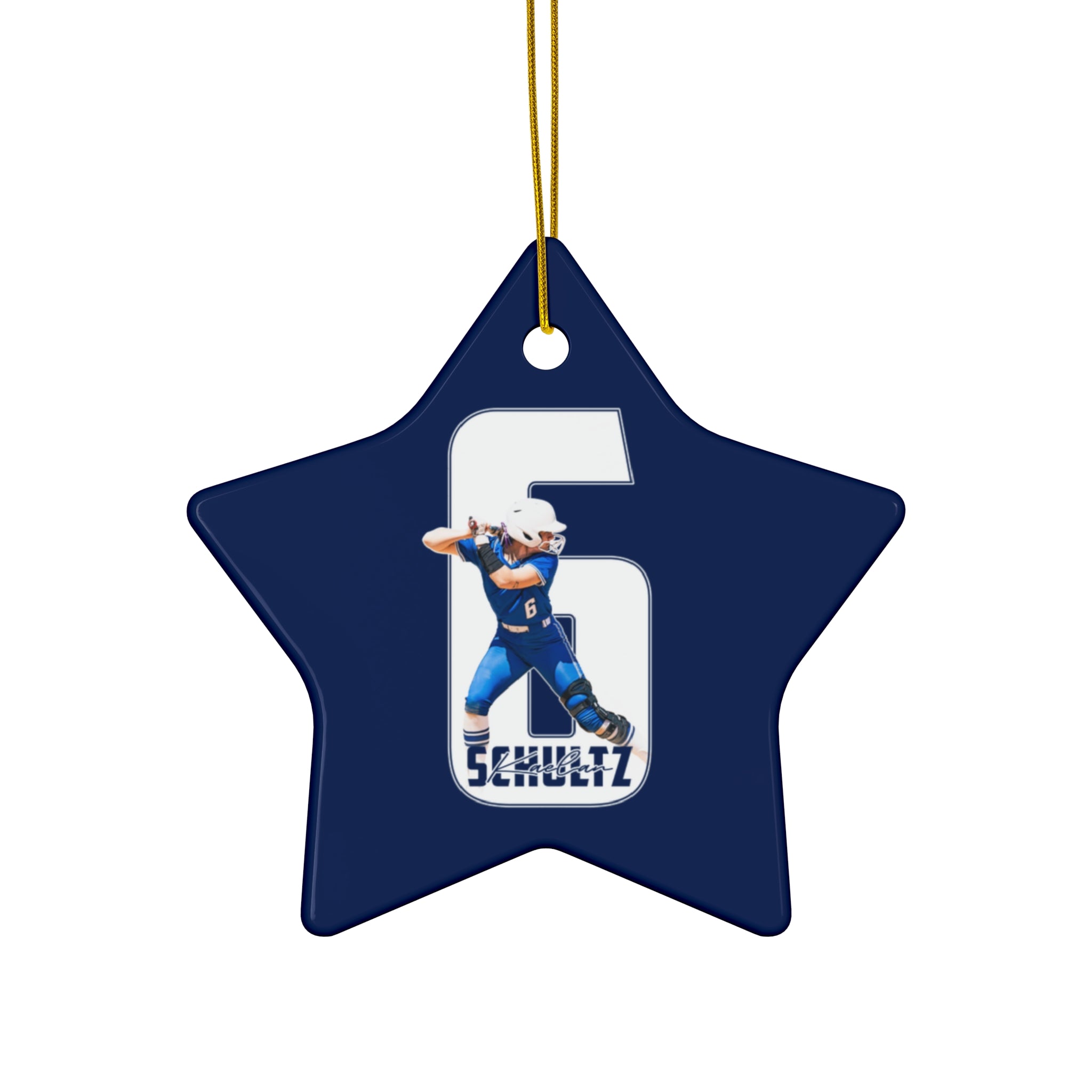 Kaelan Schultz Ceramic Ornament