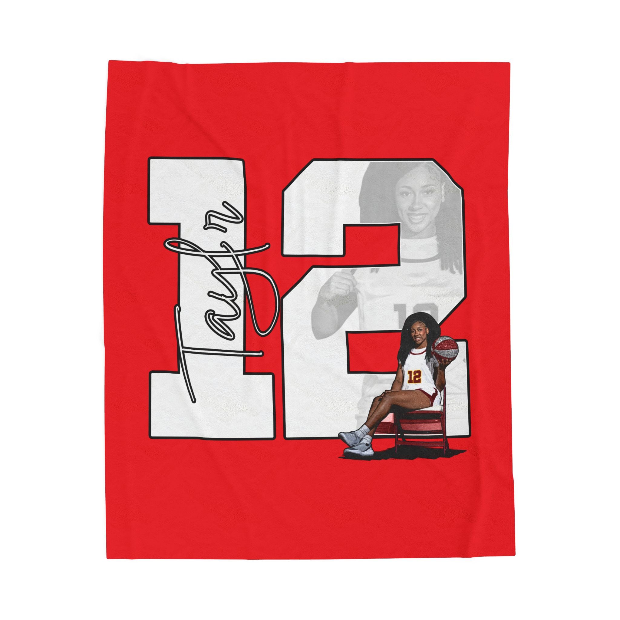 Kyra Taylor Velveteen Plush Blanket