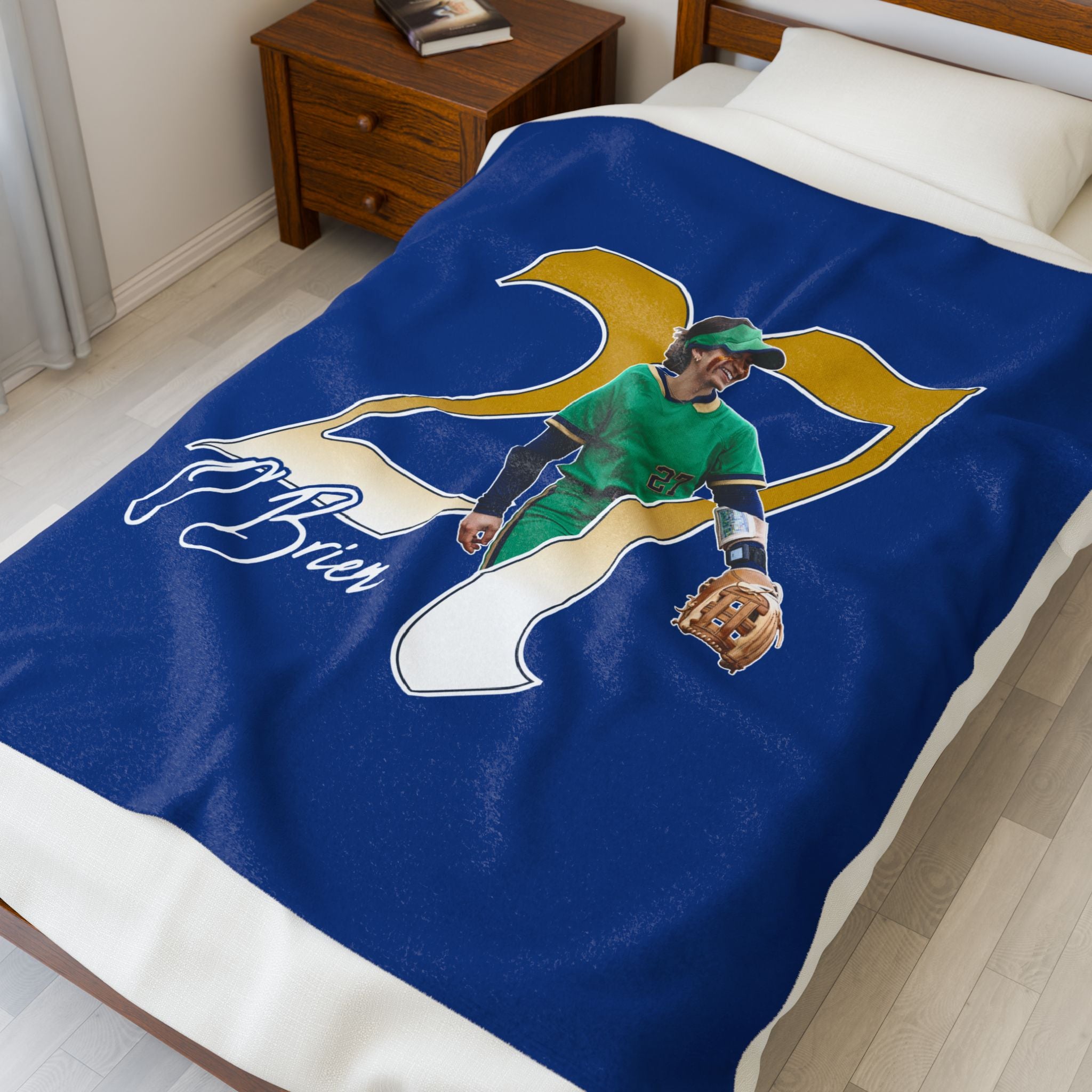 Caroline O'Brien Velveteen Plush Blanket