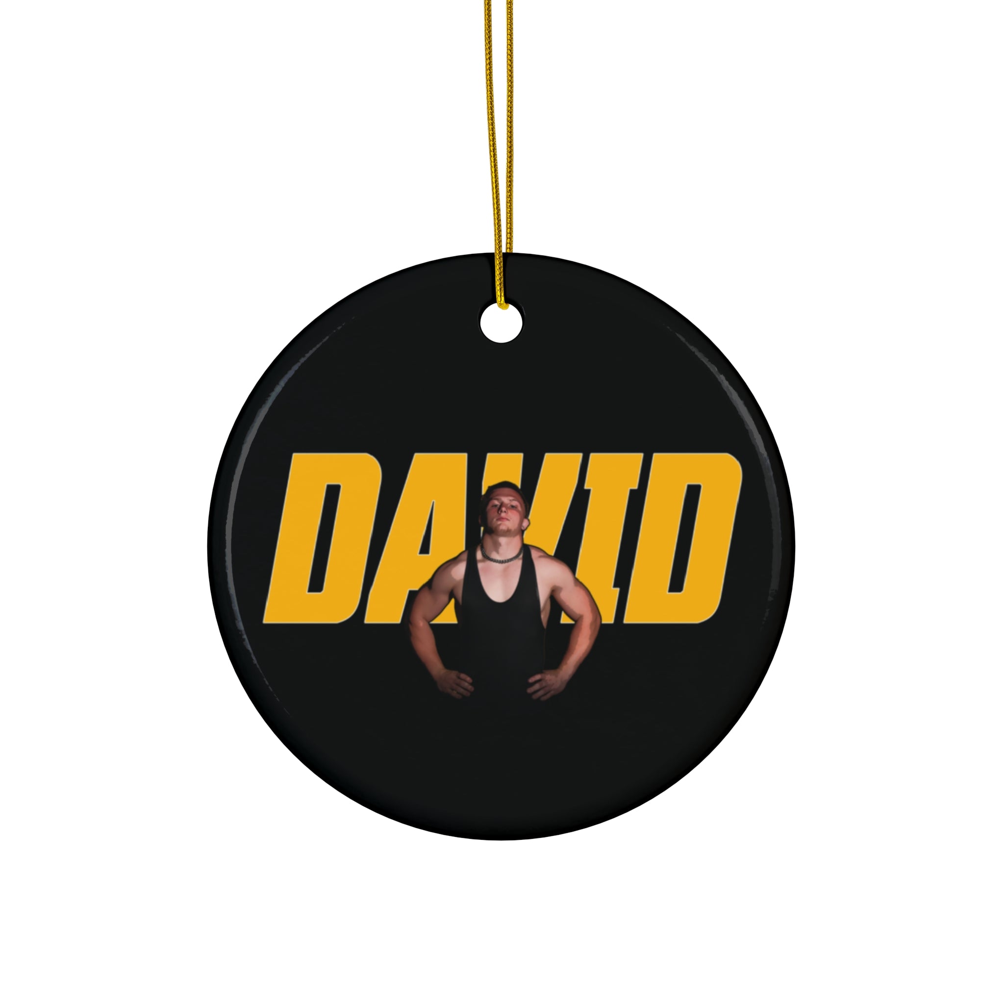 David Calkins Jr Ceramic Ornament