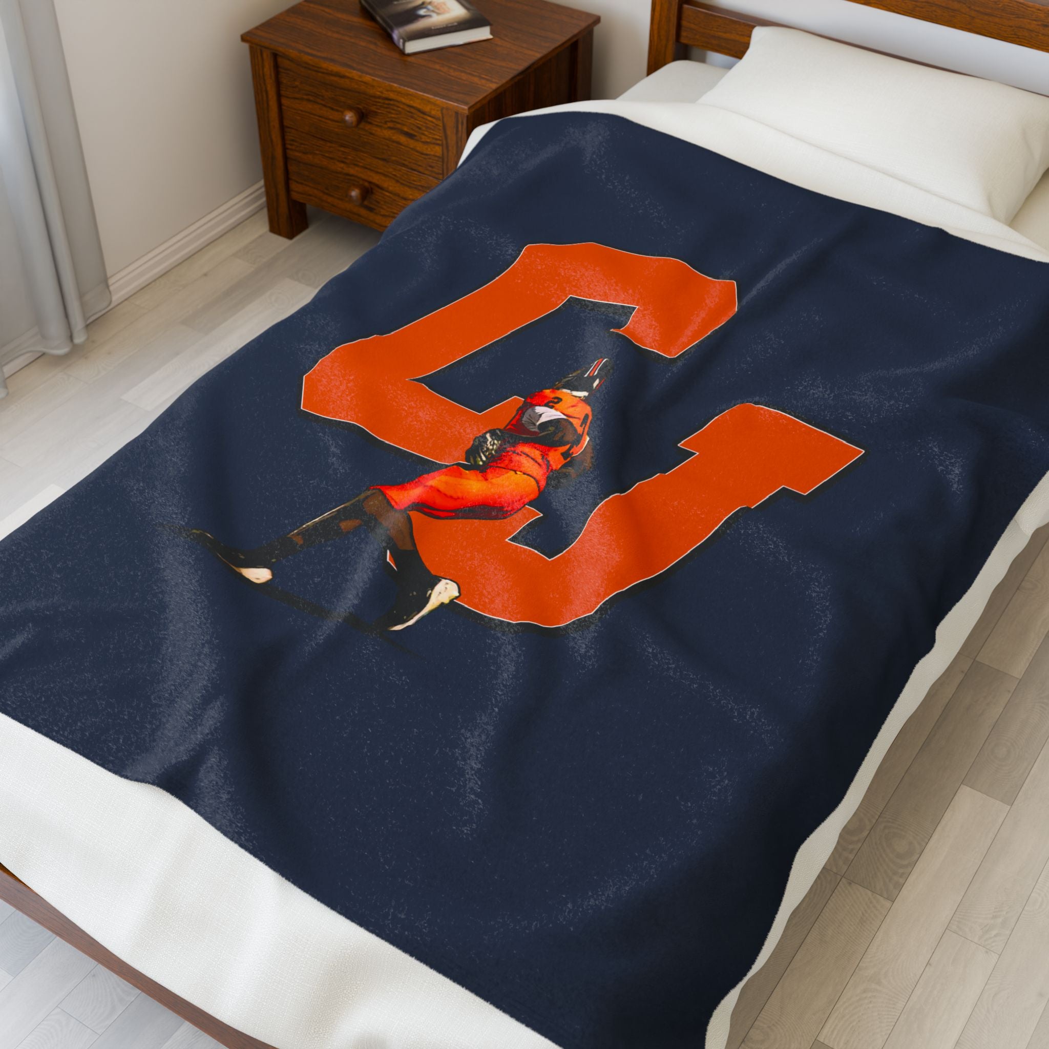 Jaylan Williams Velveteen Plush Blanket