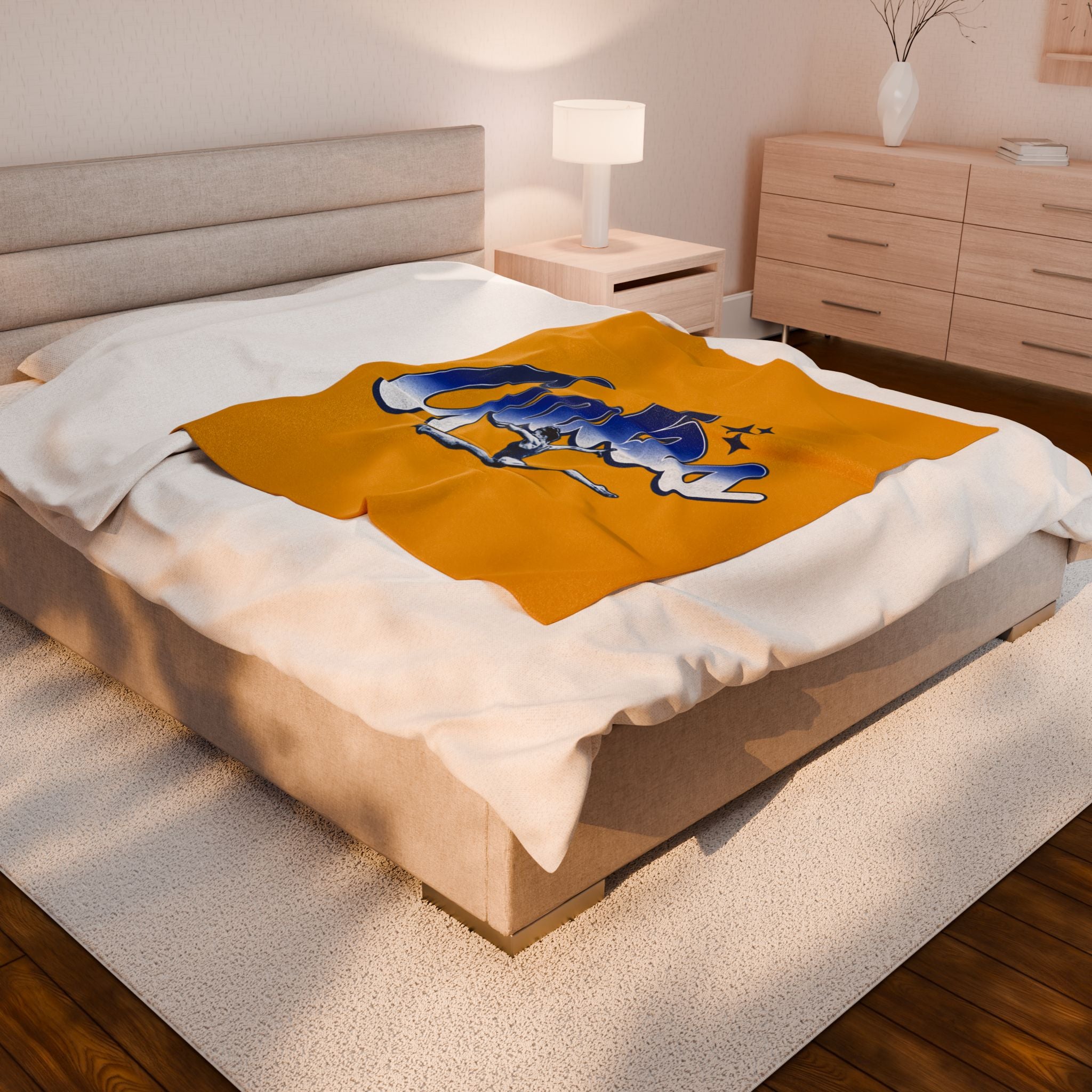 Gabby Riley Velveteen Plush Blanket