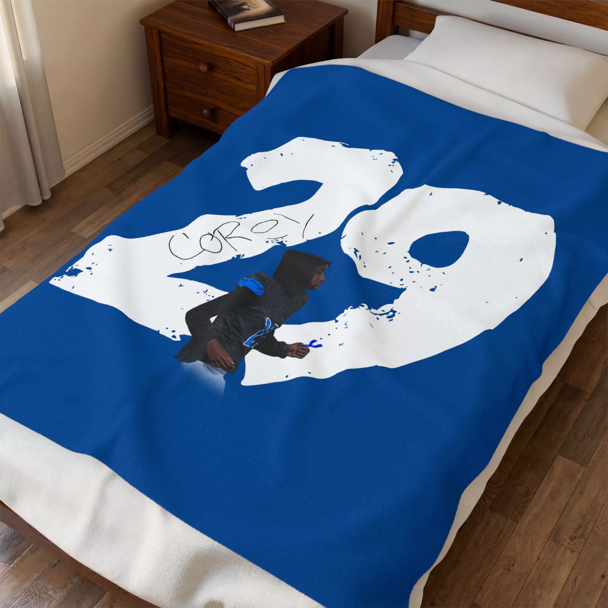 Corey Haywood Velveteen Plush Blanket