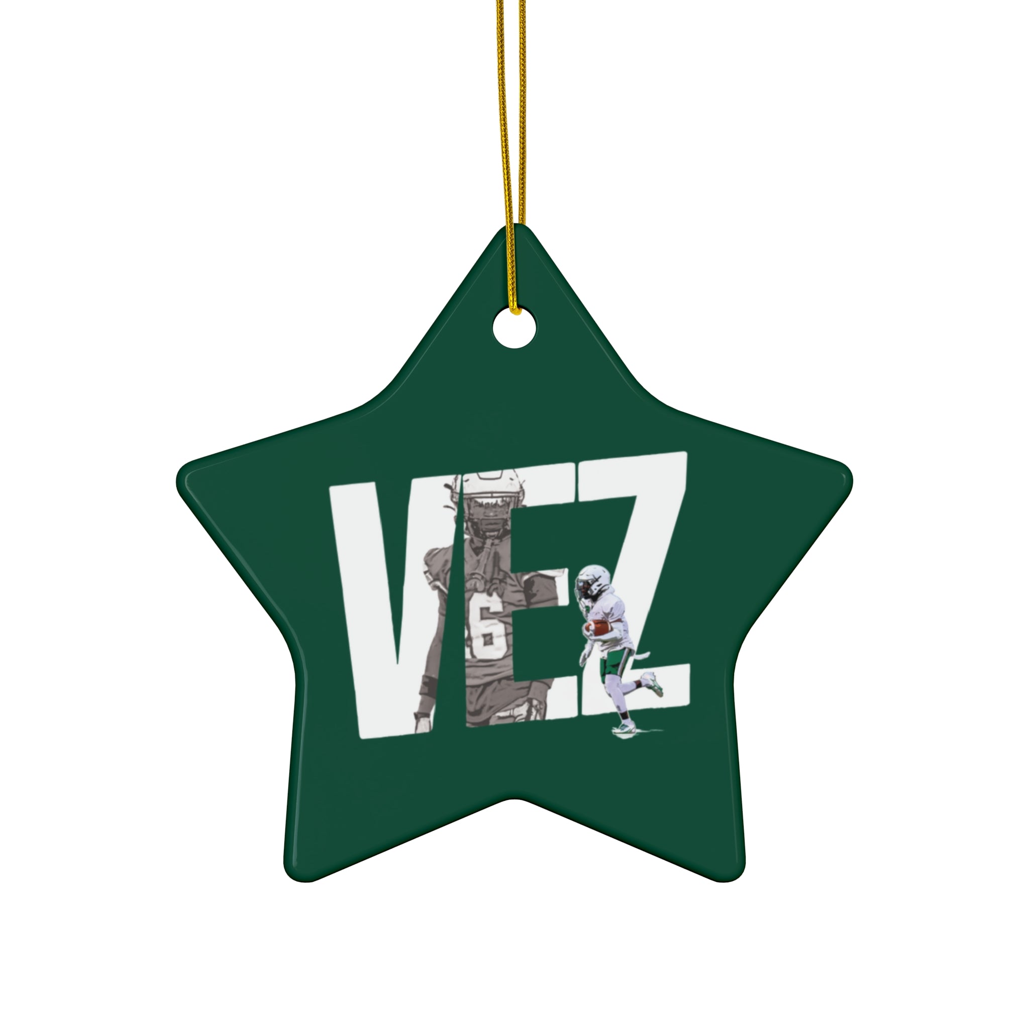 Charvez Brooks Jr Ceramic Ornament