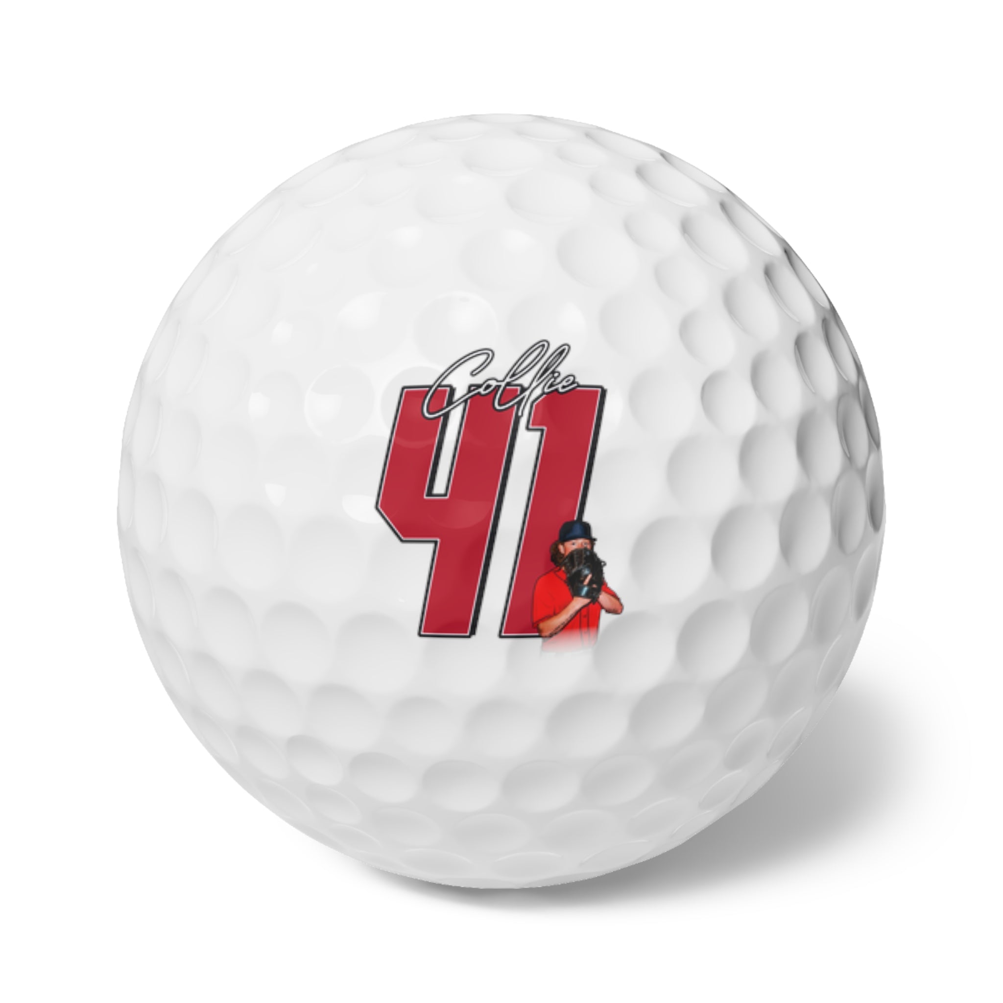 Crue Collie Golf Balls, 6pc