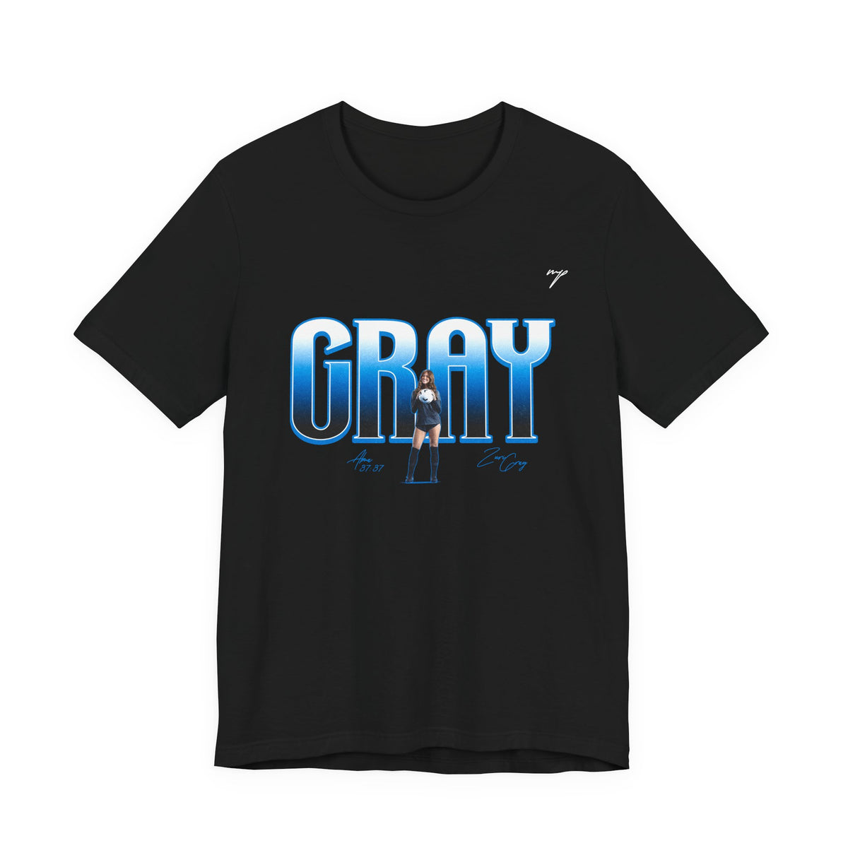 Zuri Gray Graphic Tee