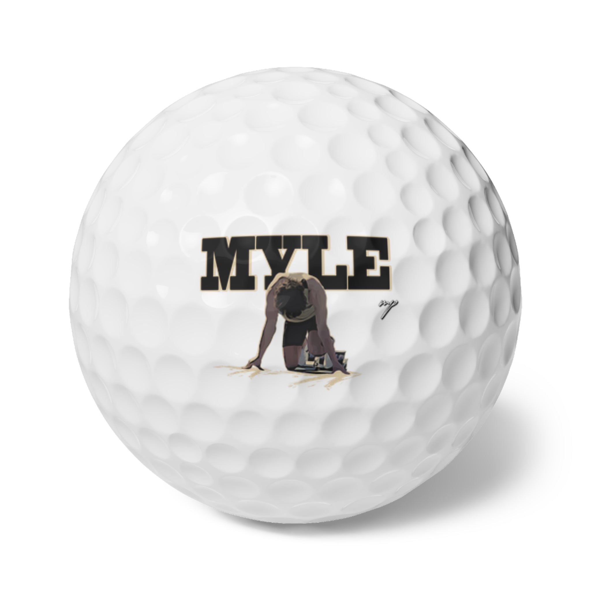 Myles Sisco Golf Balls, 6pc