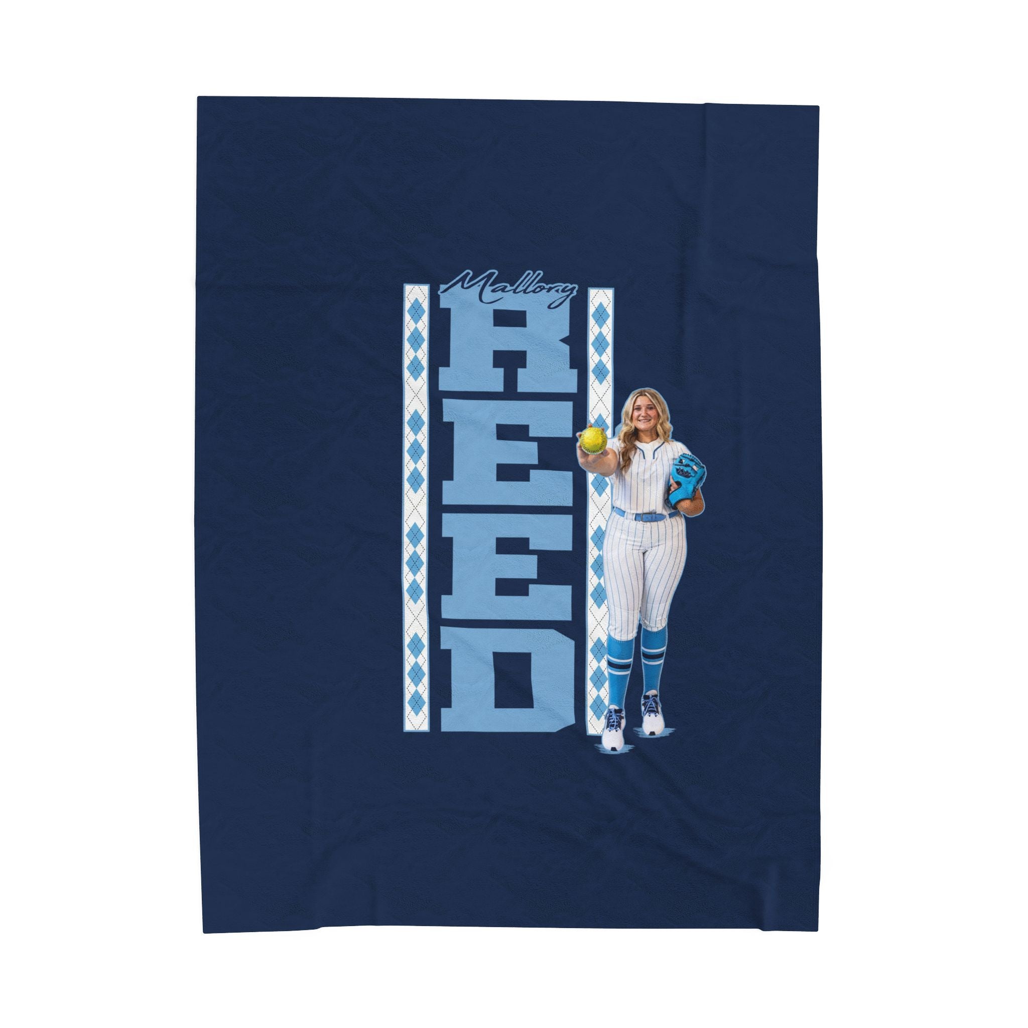 Mallory Reed Velveteen Plush Blanket
