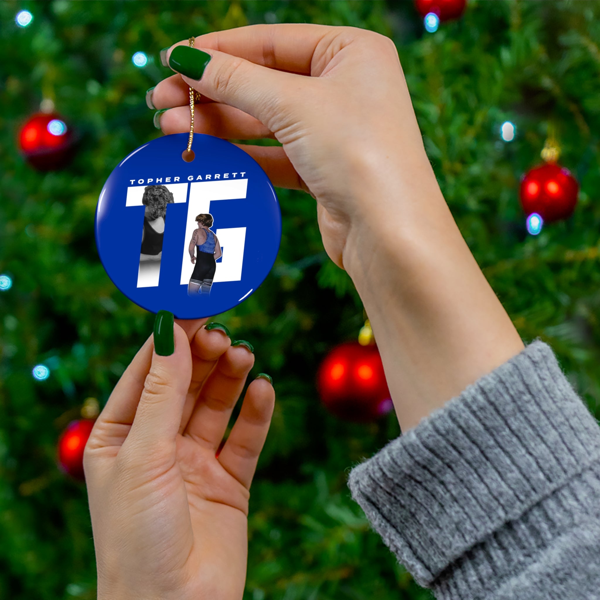 Topher Garrett Ceramic Ornament
