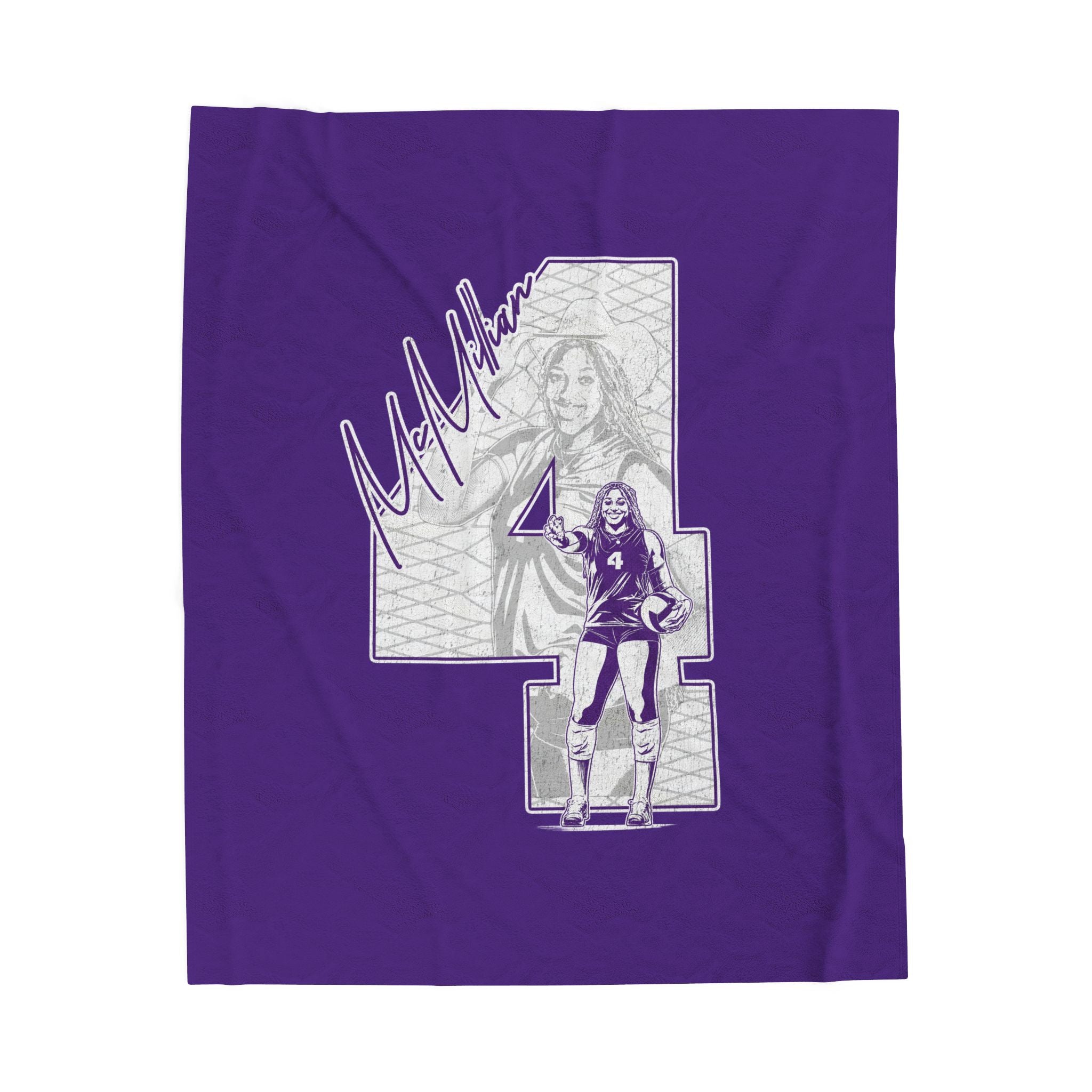 DeAndrea McMillian Velveteen Plush Blanket