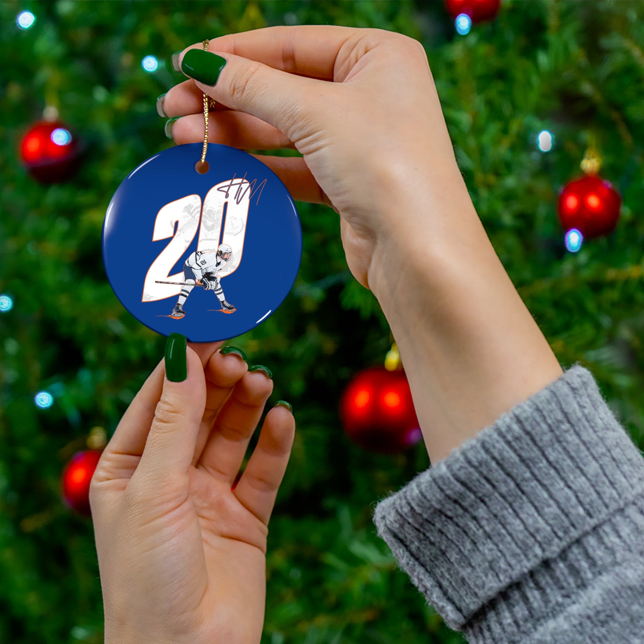 Hunter Mangan Ceramic Ornament