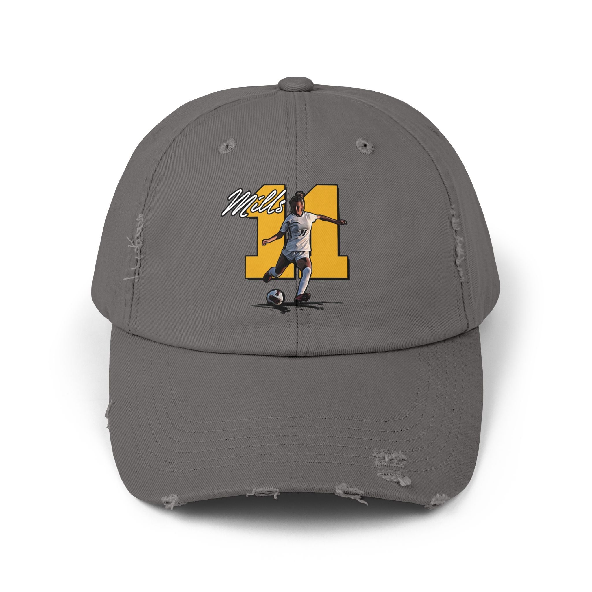 Ashlyn Mills Distressed Dad Cap