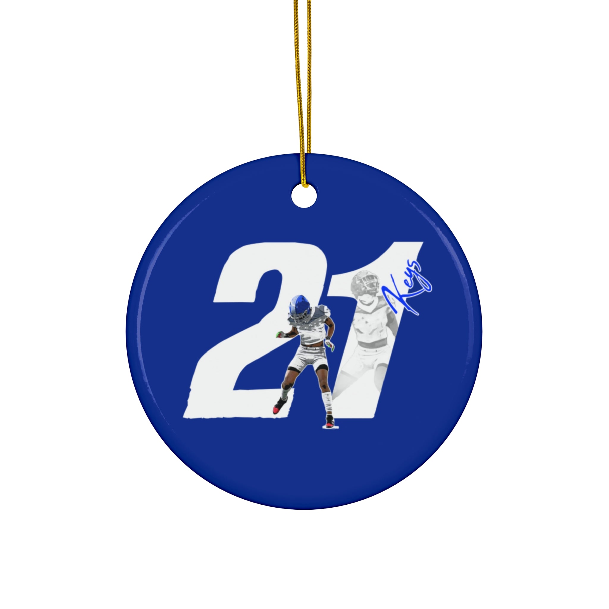 Quinn Keys Ceramic Ornament