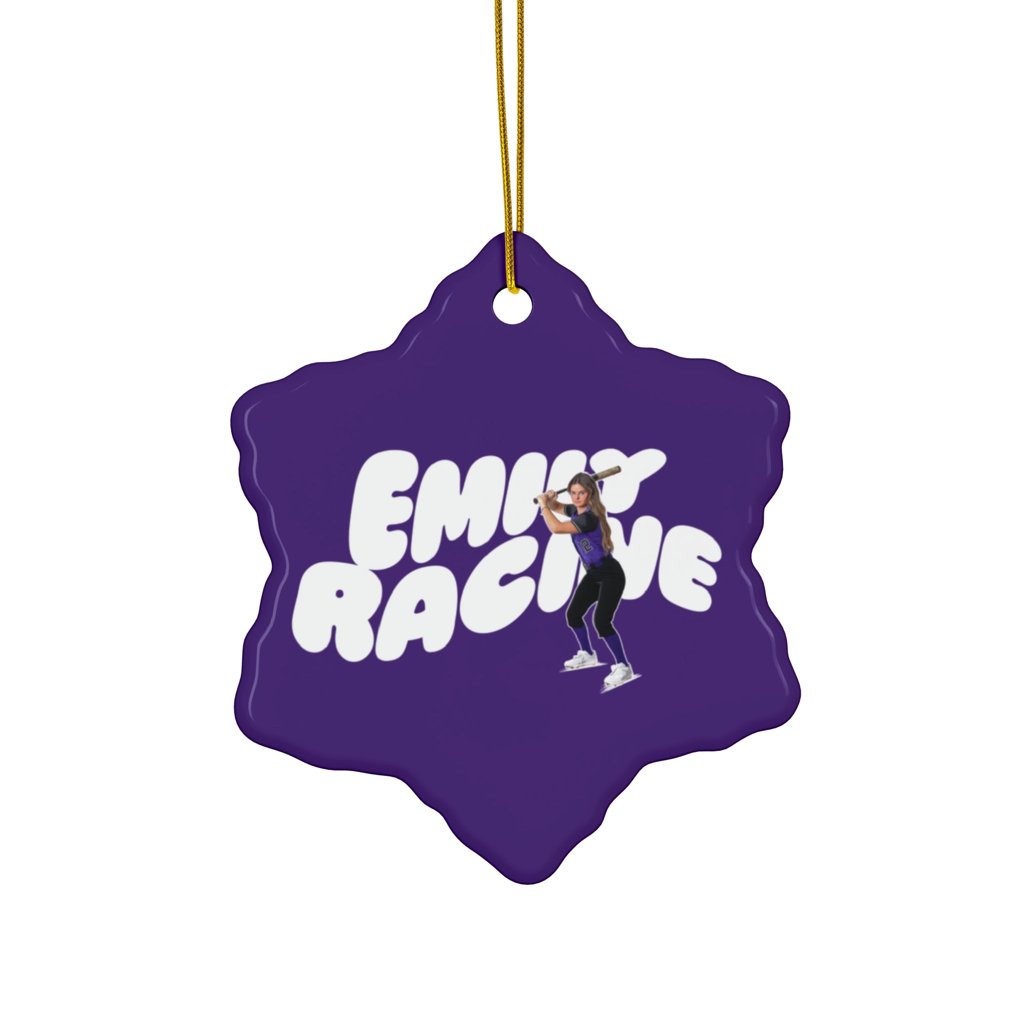 Emily Racine Ceramic Ornament